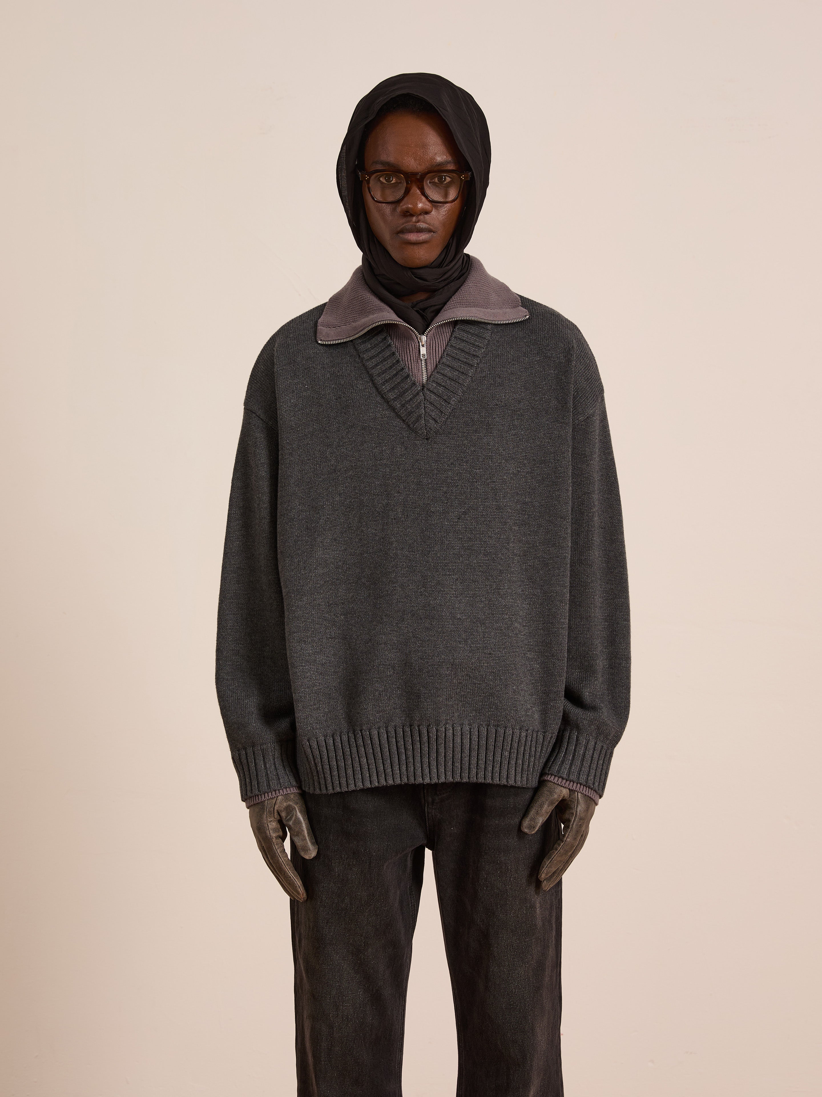 Double Layer Sweater | Modern Menswear by yycbvcnbmmnbm