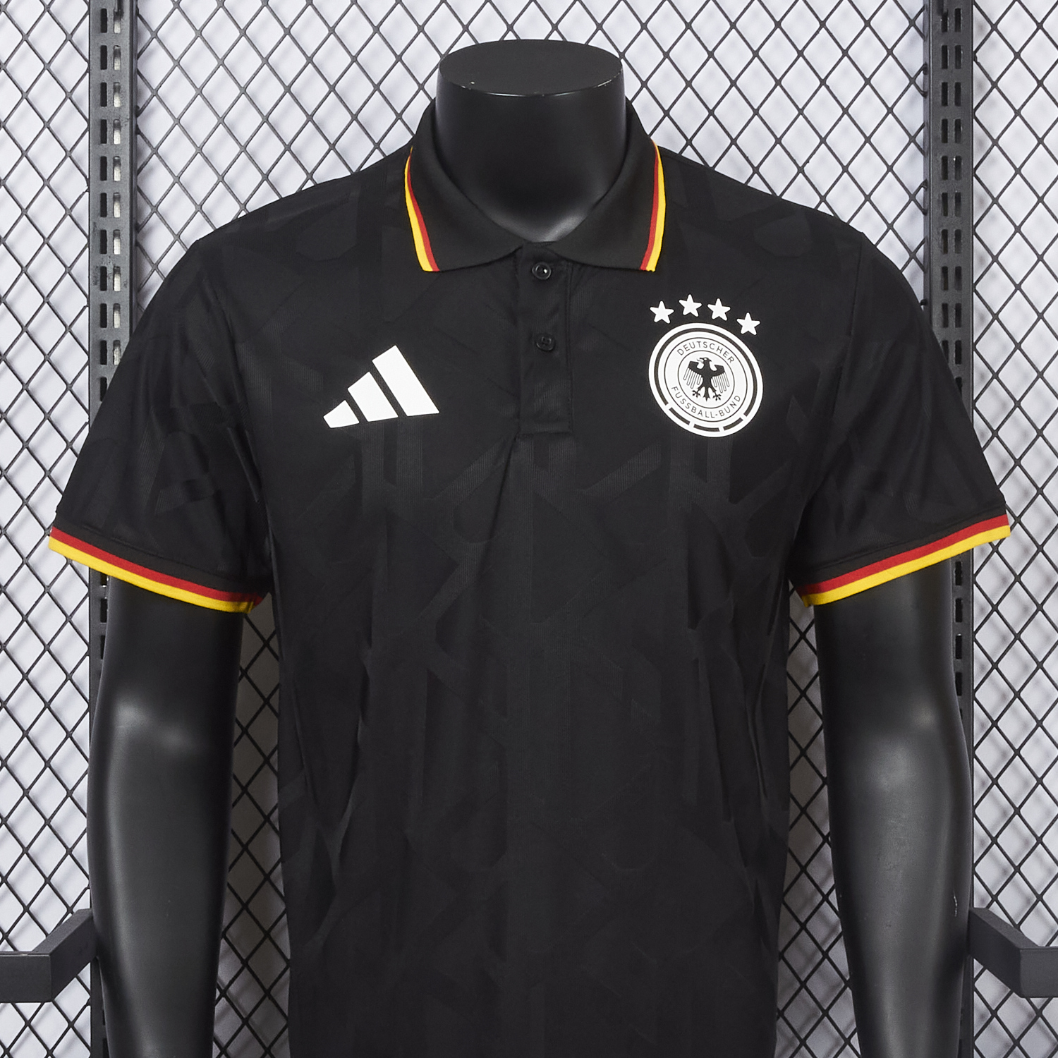 AlphaJersey-Germany 2026 Black Special Edition Polo Jersey - Player Version