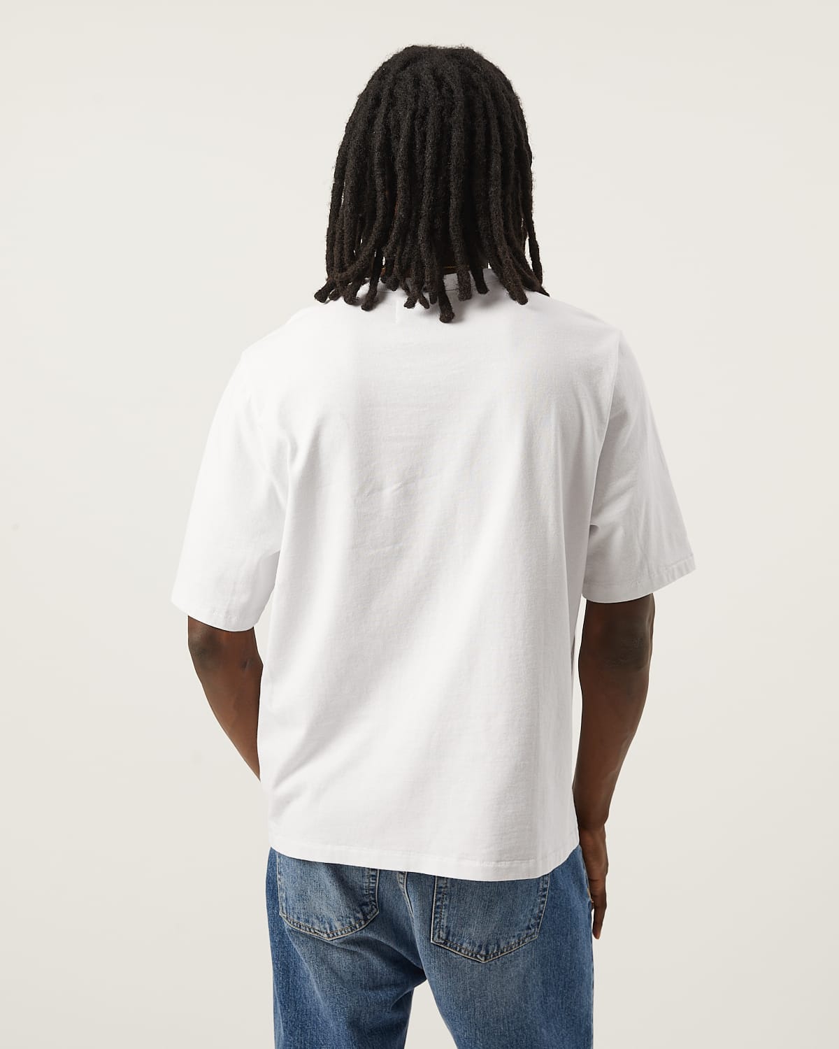 Garment Dye Tee - White | Modern Menswear by yycbvcnbmmnbm