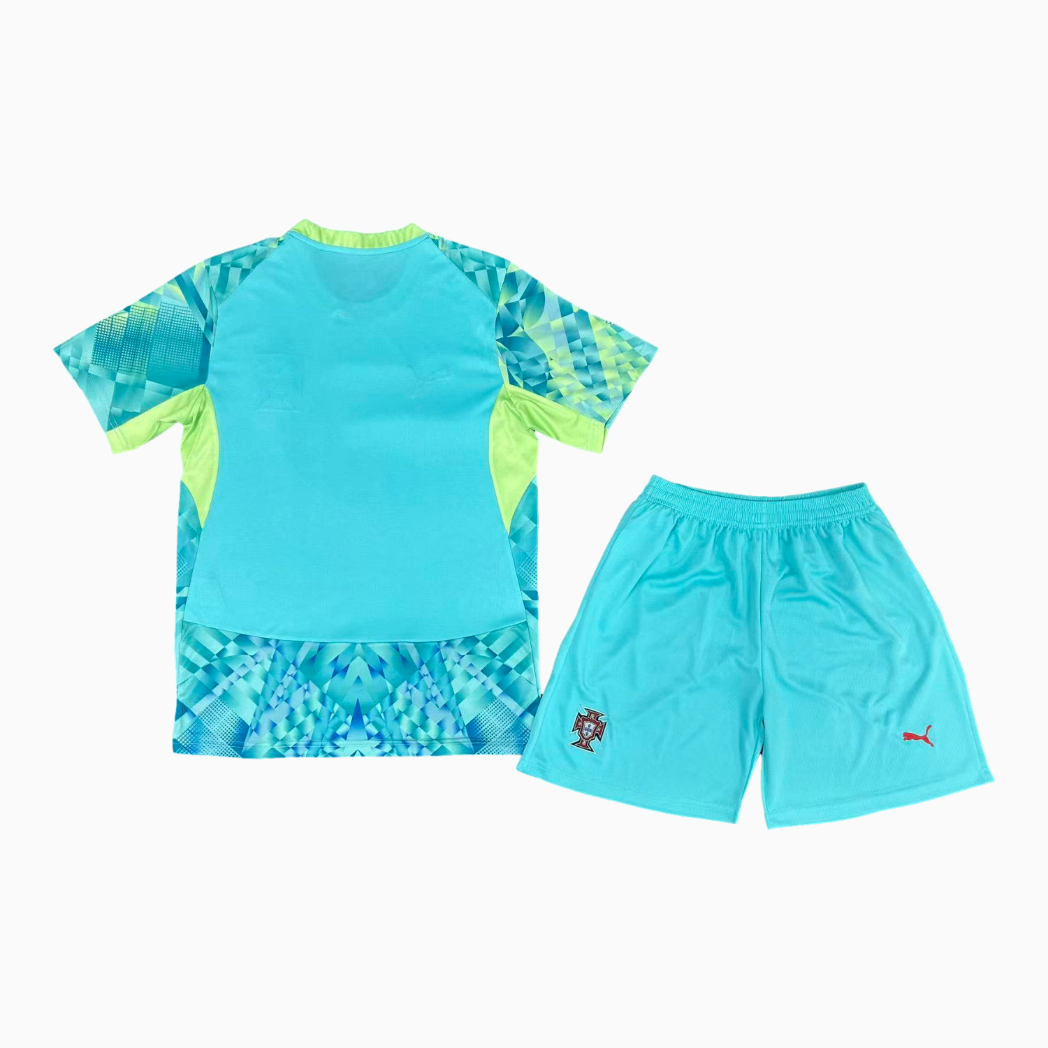 AlphaJersey-Portugal 2026 Goalkeeper Green Kids Kit