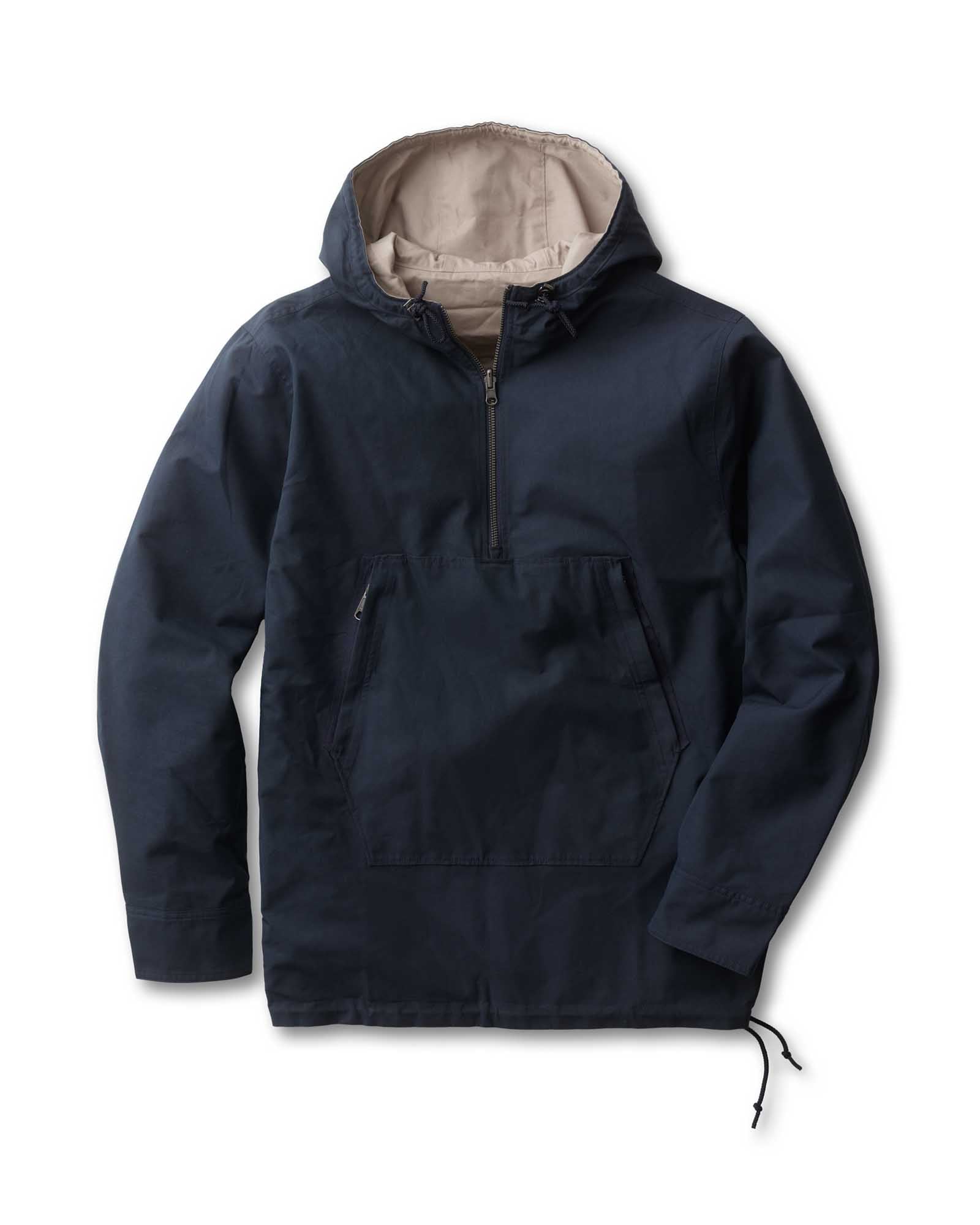 The Squall Anorak in Navy Twill | Modern Menswear by yycbvcnbmmnbm