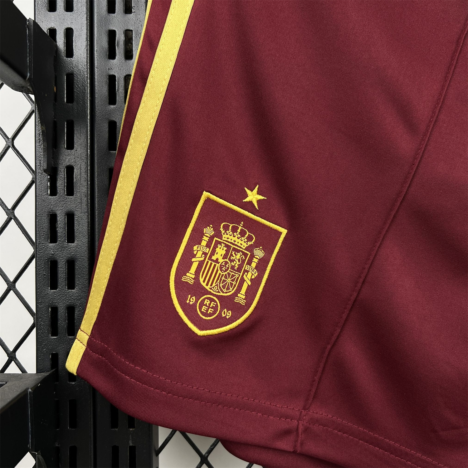 AlphaJersey-Spain 2026 Away Red Shorts - Fans Version