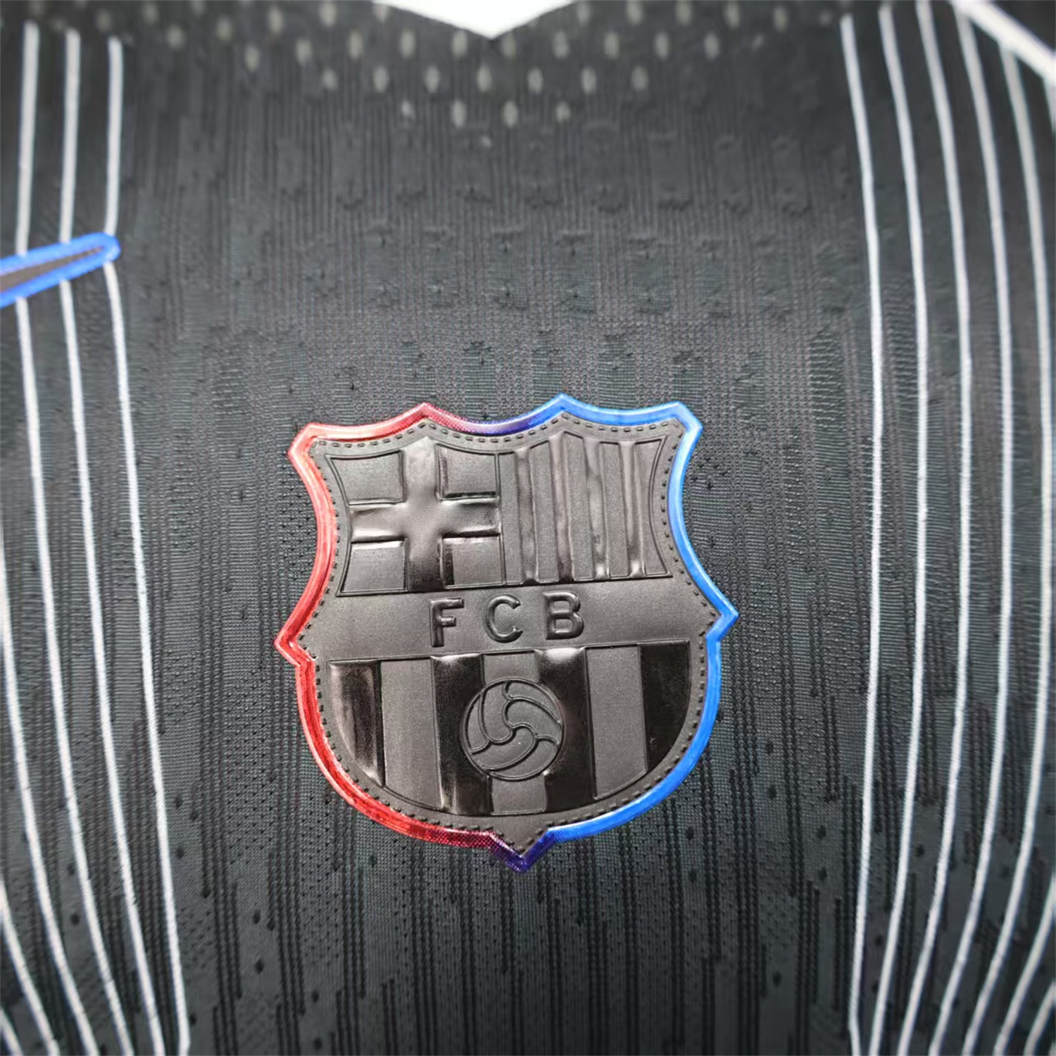 AlphaJersey-Barcelona 25-26 Black Big LOGO Special Jersey - Player Version
