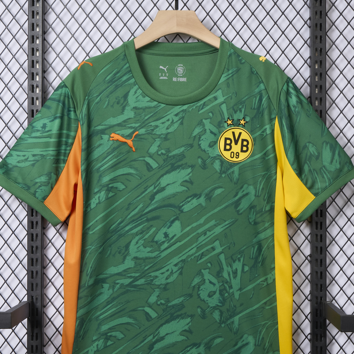 AlphaJersey-Dortmund 25-26 Green Goalkeeper Unsponsored Jersey - Fans Version