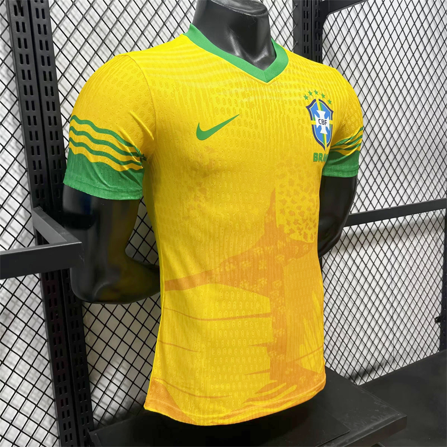 AlphaJersey-Brazil 2026 Yellow Colors Special Jersey - Player Version
