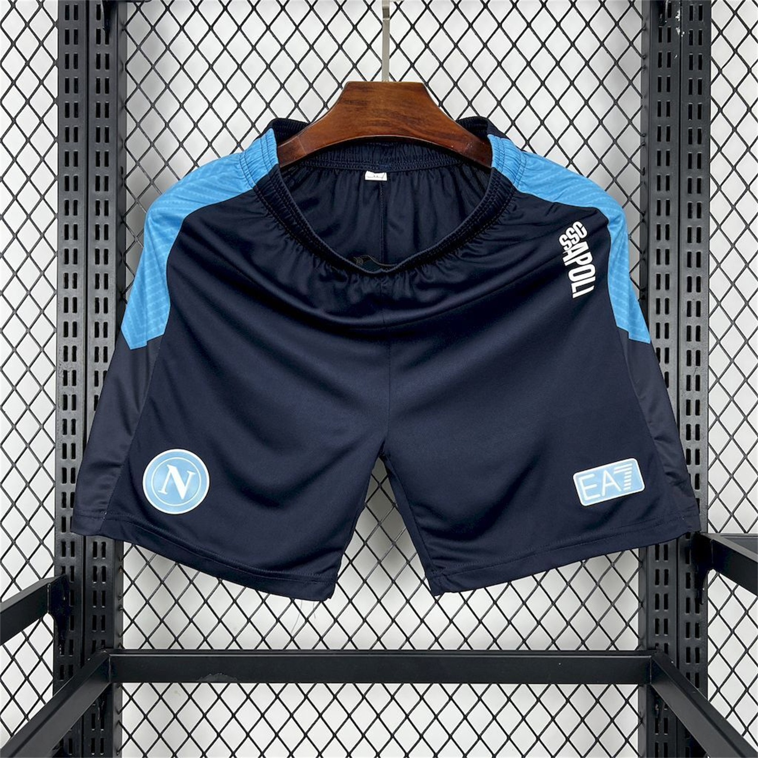 AlphaJersey-Napoli 25-26 Dark Blue Shorts - Fans Version
