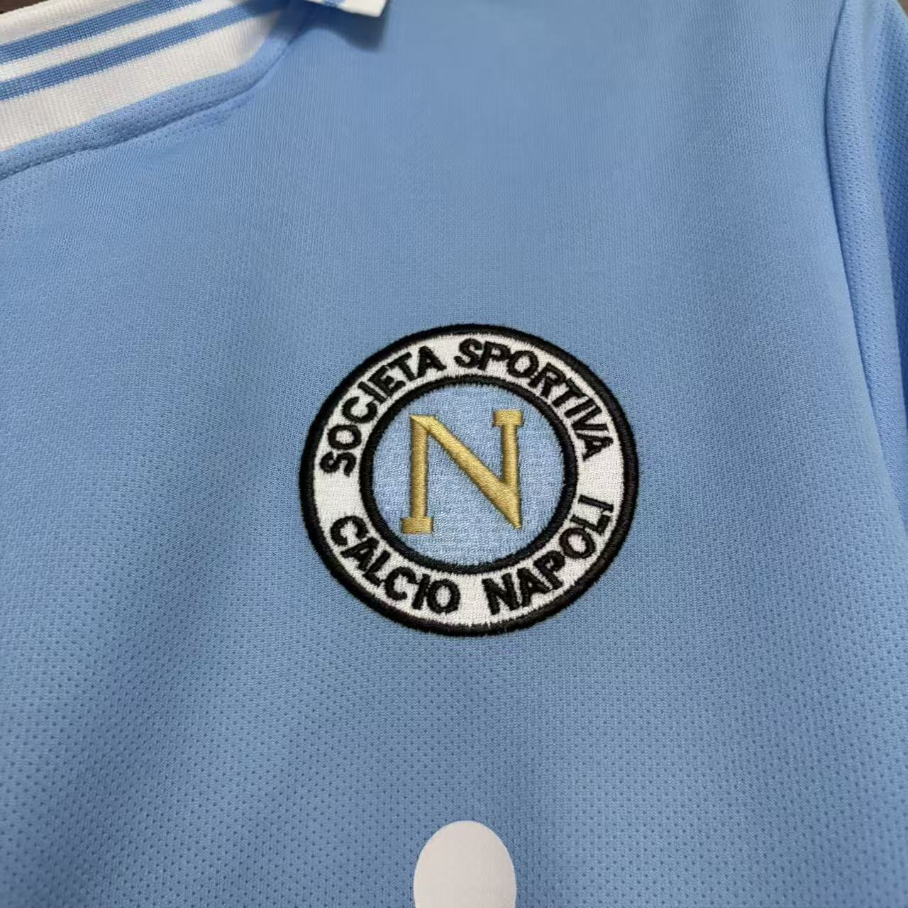 AlphaJersey-Retro Napoli 1987-88 Home 2 Blue Jersey