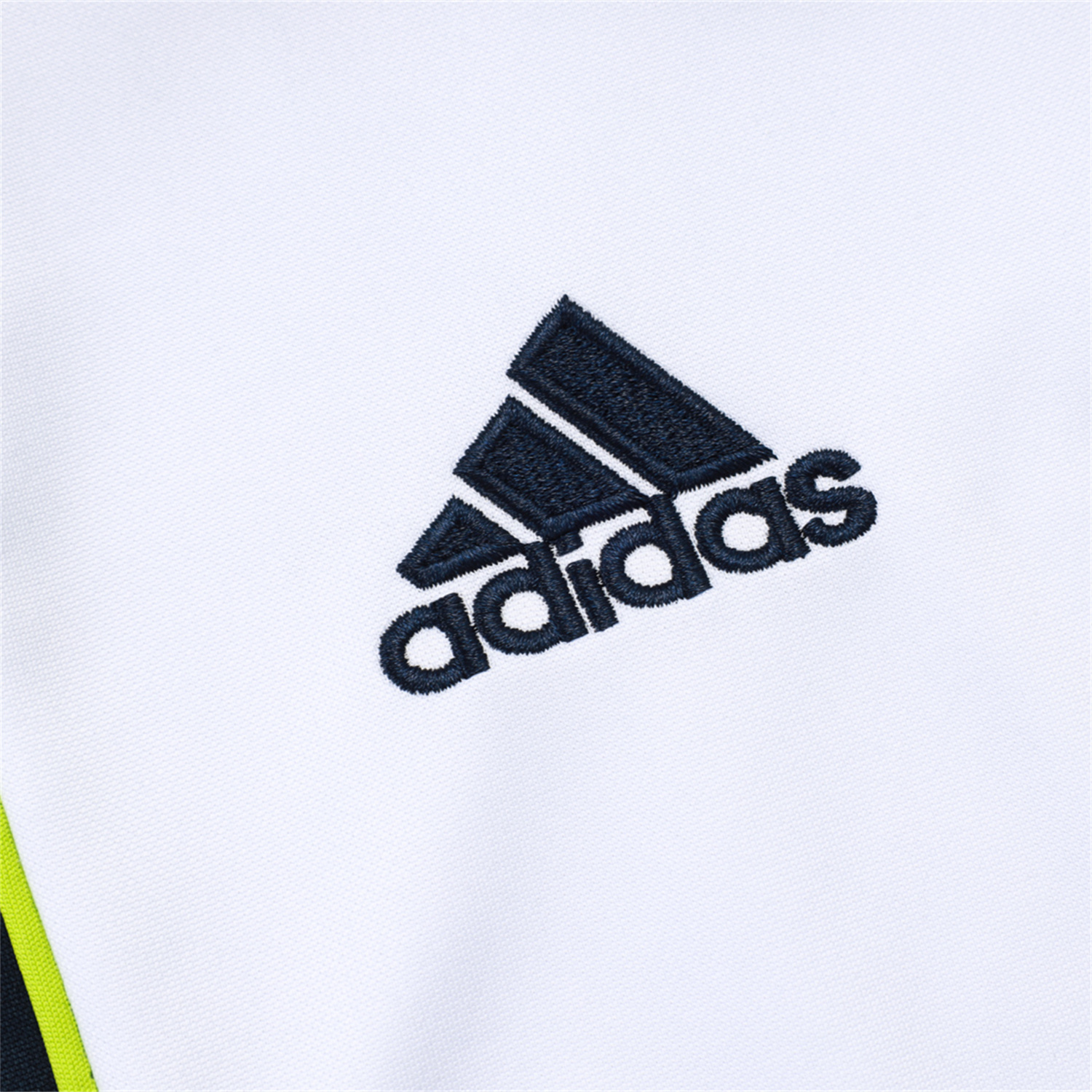 AlphaJersey-Real Madrid 25-26 Long Sleeve Training Set - White Urban Purist Style and Deep Blue Pants
