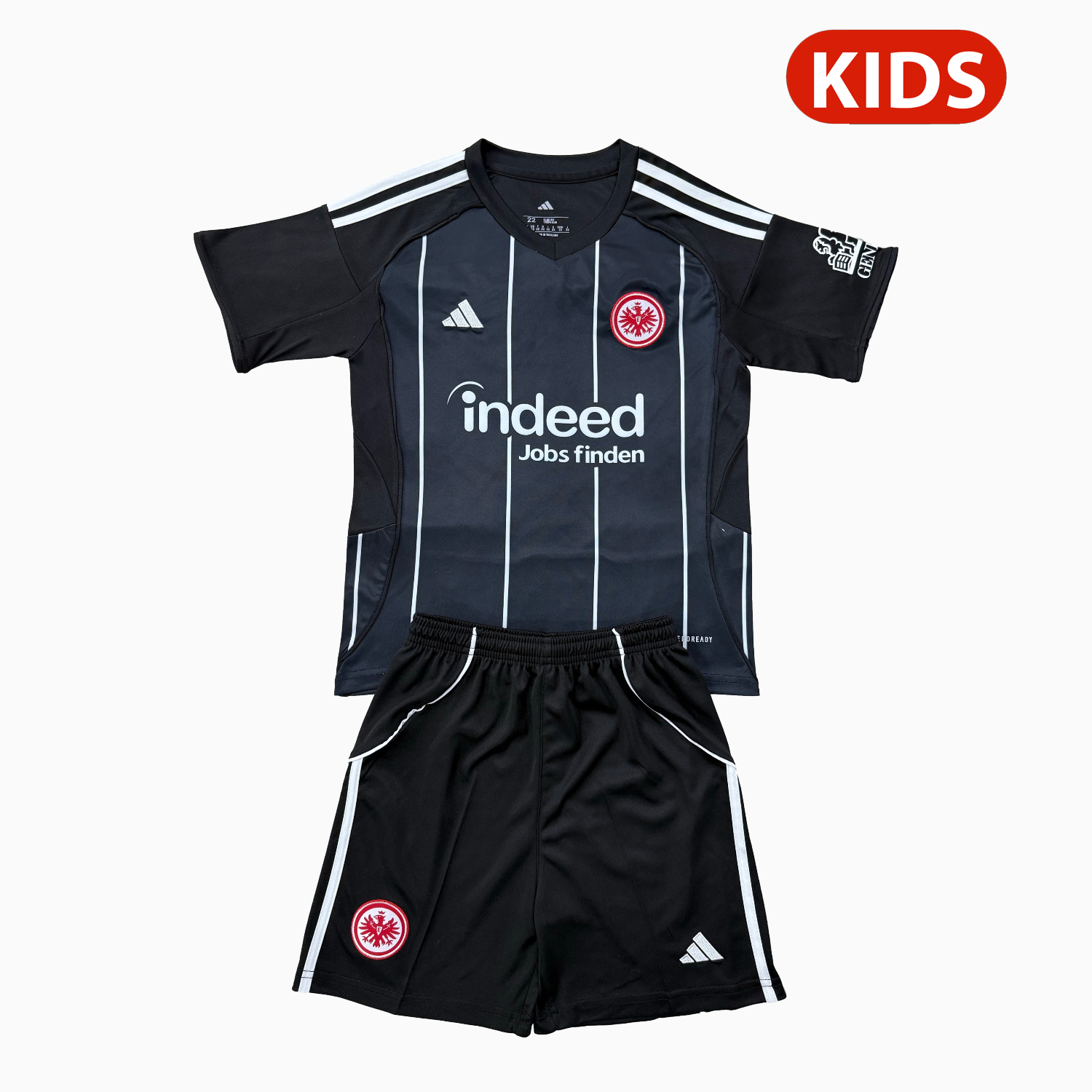 AlphaJersey-Frankfurt 25-26 Champions League Home Kids Kit
