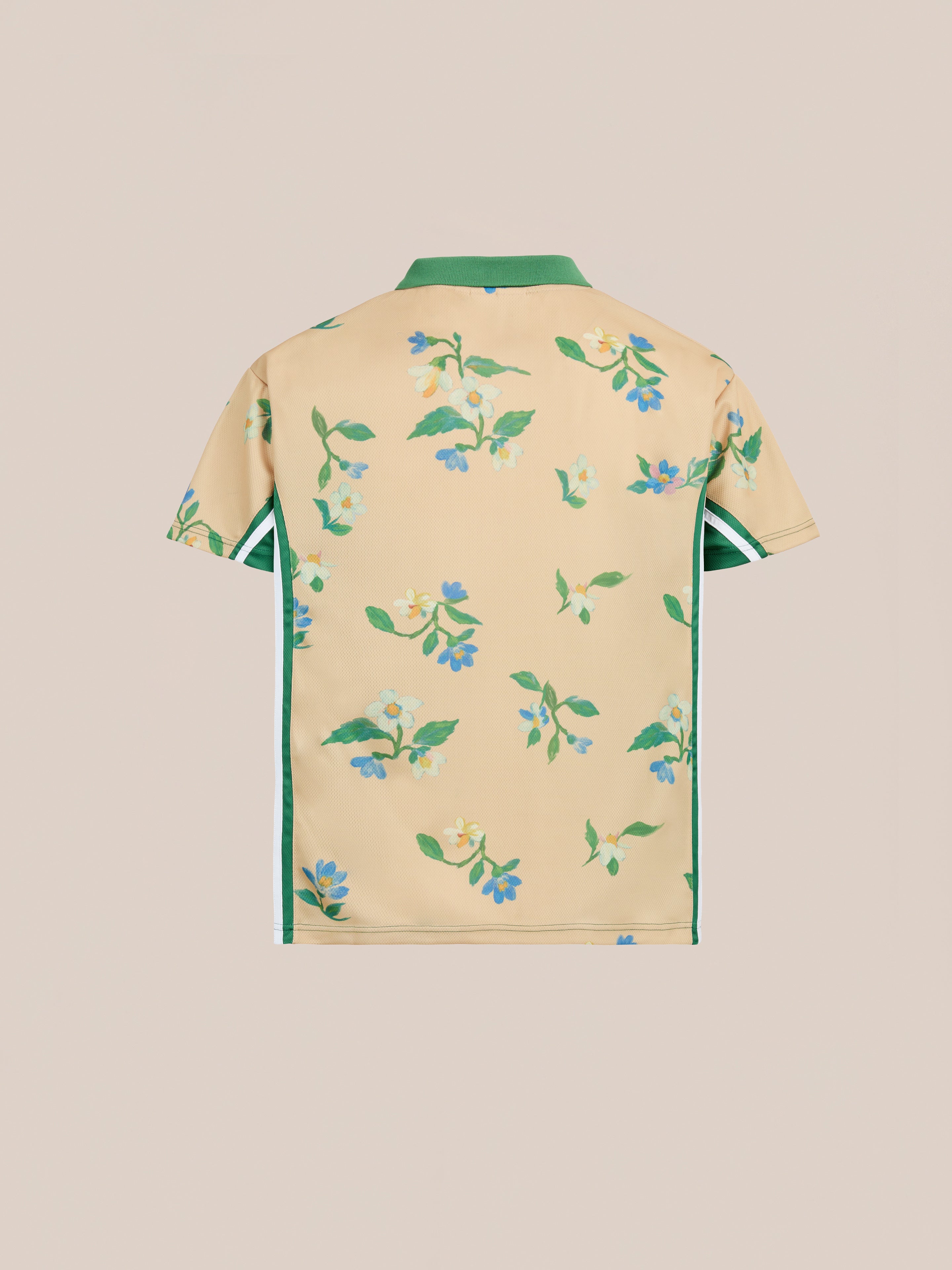 Floral Polo Jersey | Modern Menswear by yycbvcnbmmnbm