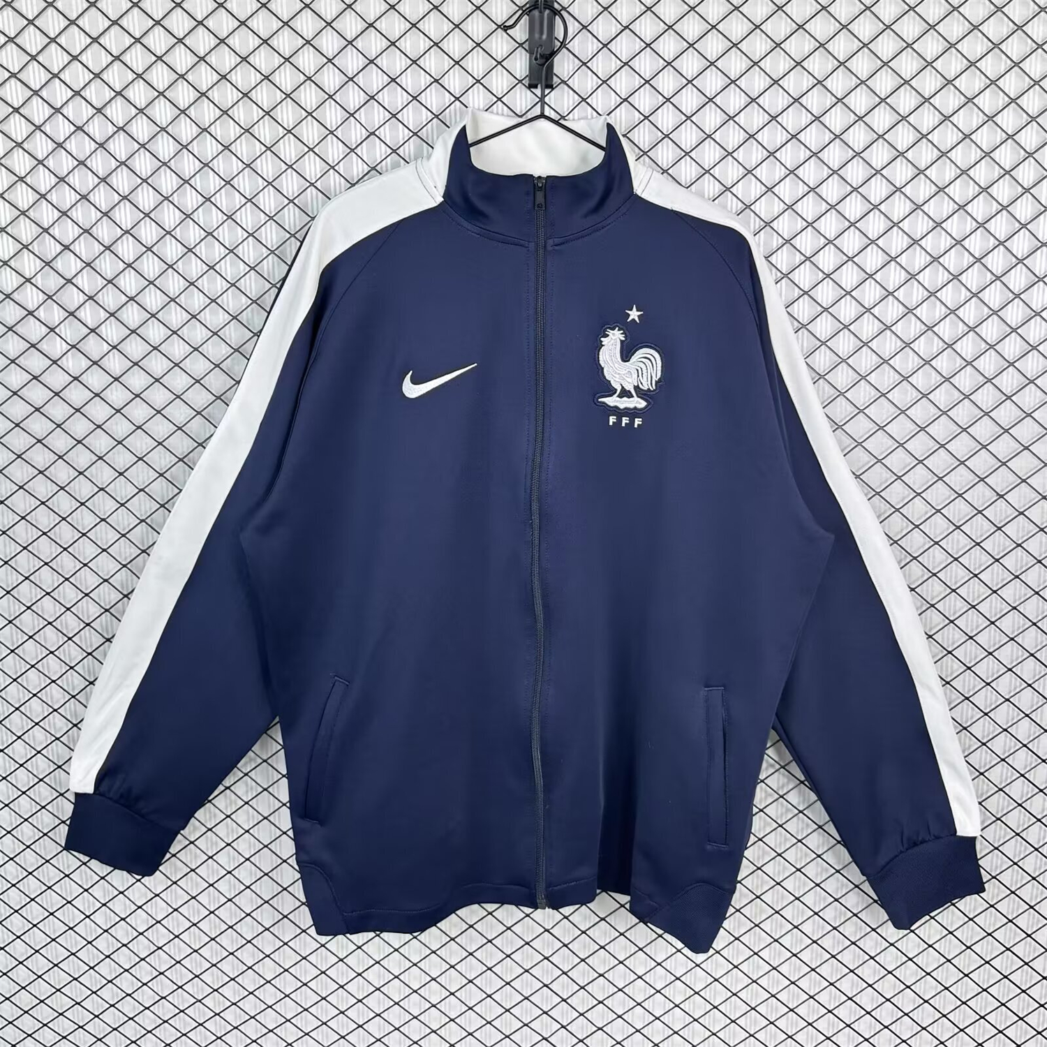 AlphaJersey-Retro France 2014 Home Windbreaker