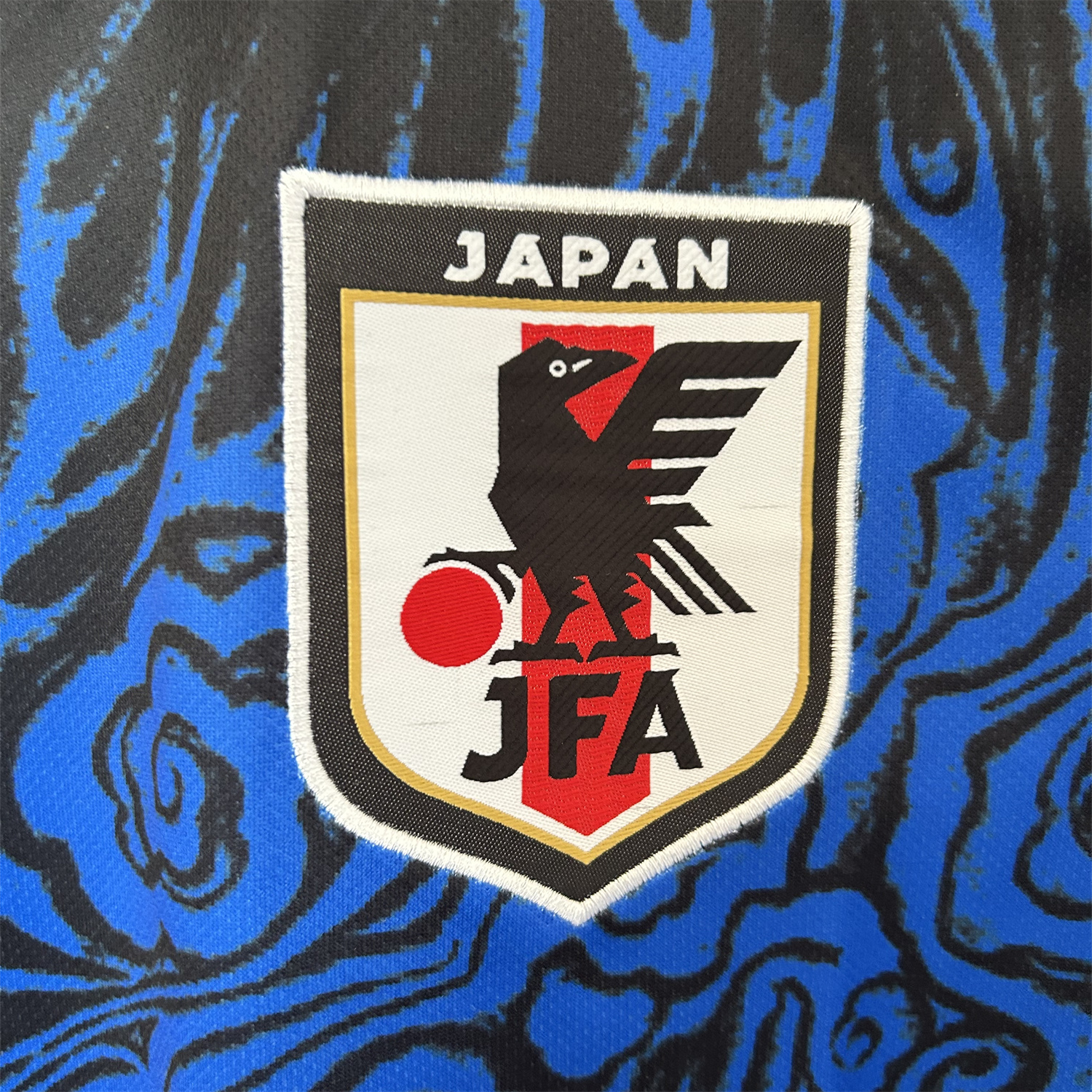 AlphaJersey-Japan 25-26 Y-3 Blue Flame Black Special Jersey - Fans Version