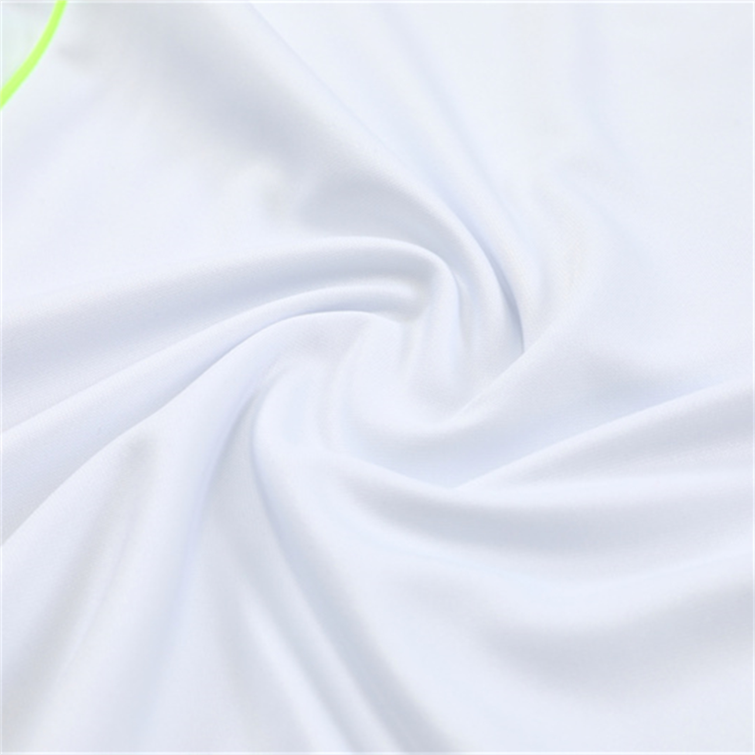 AlphaJersey-Real Madrid 25-26 Kids Long Sleeves Training Set - Green Line White Top and Blue Pants