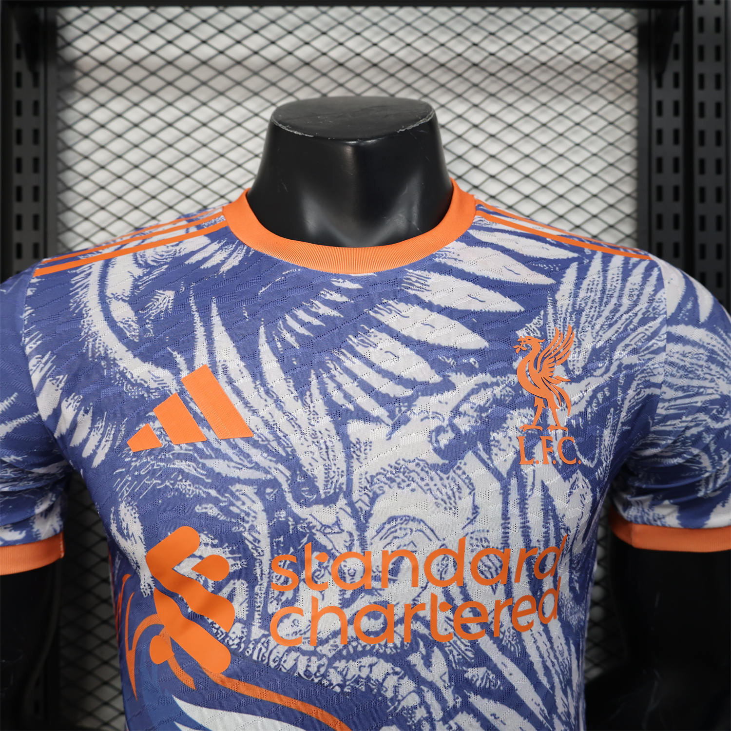 AlphaJersey-Liver.pool 25-26 Orange and Blue Liver.pool Bird Special Edition Jersey - Player Version
