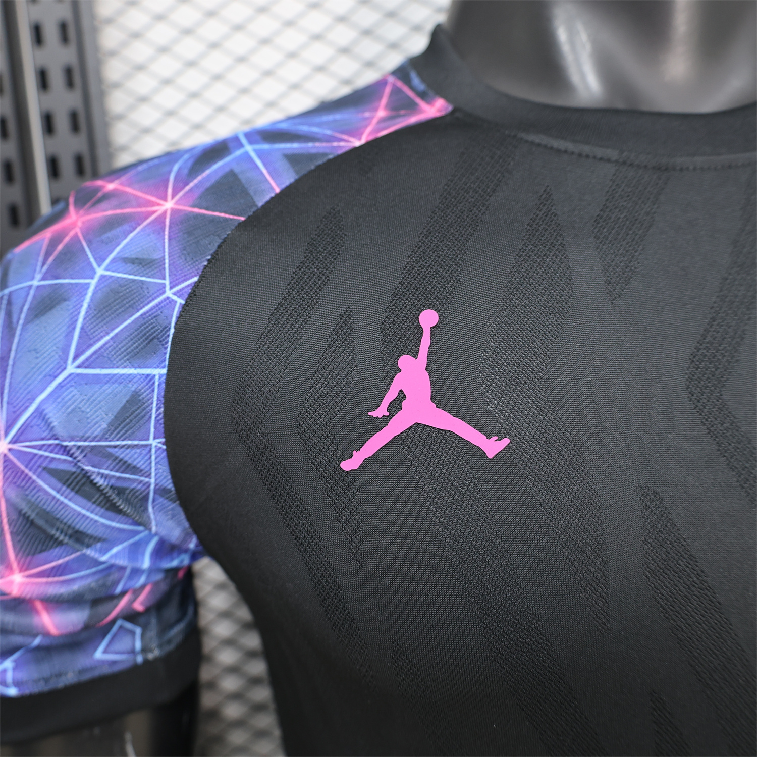 AlphaJersey-Barcelona 25-26 Black With Pink Special White Jersey - Player Version