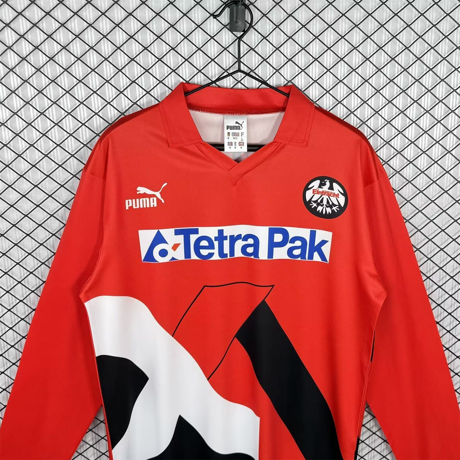 AlphaJersey-Retro Frankfurt 1993-95 Home Long Sleeves Jersey