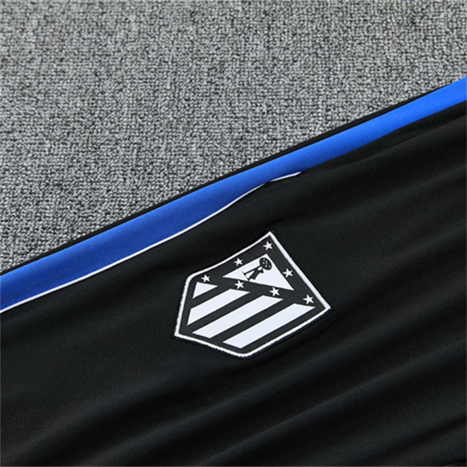 AlphaJersey-Atletico Madrid 26-27 Long Sleeve Training Set - Black Top & Black Pants