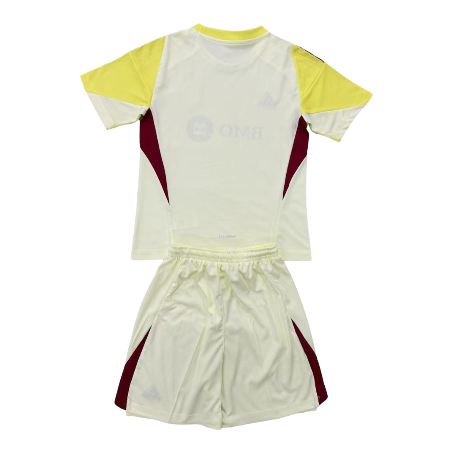 AlphaJersey-Los Angeles FC 2025 Light Yellow Goalkeeper Kids Kit