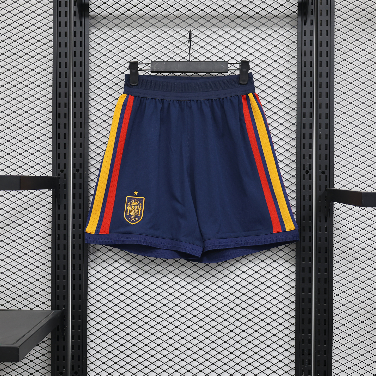 AlphaJersey-Spain 2026 Home Dark Blue Shorts - Player Version