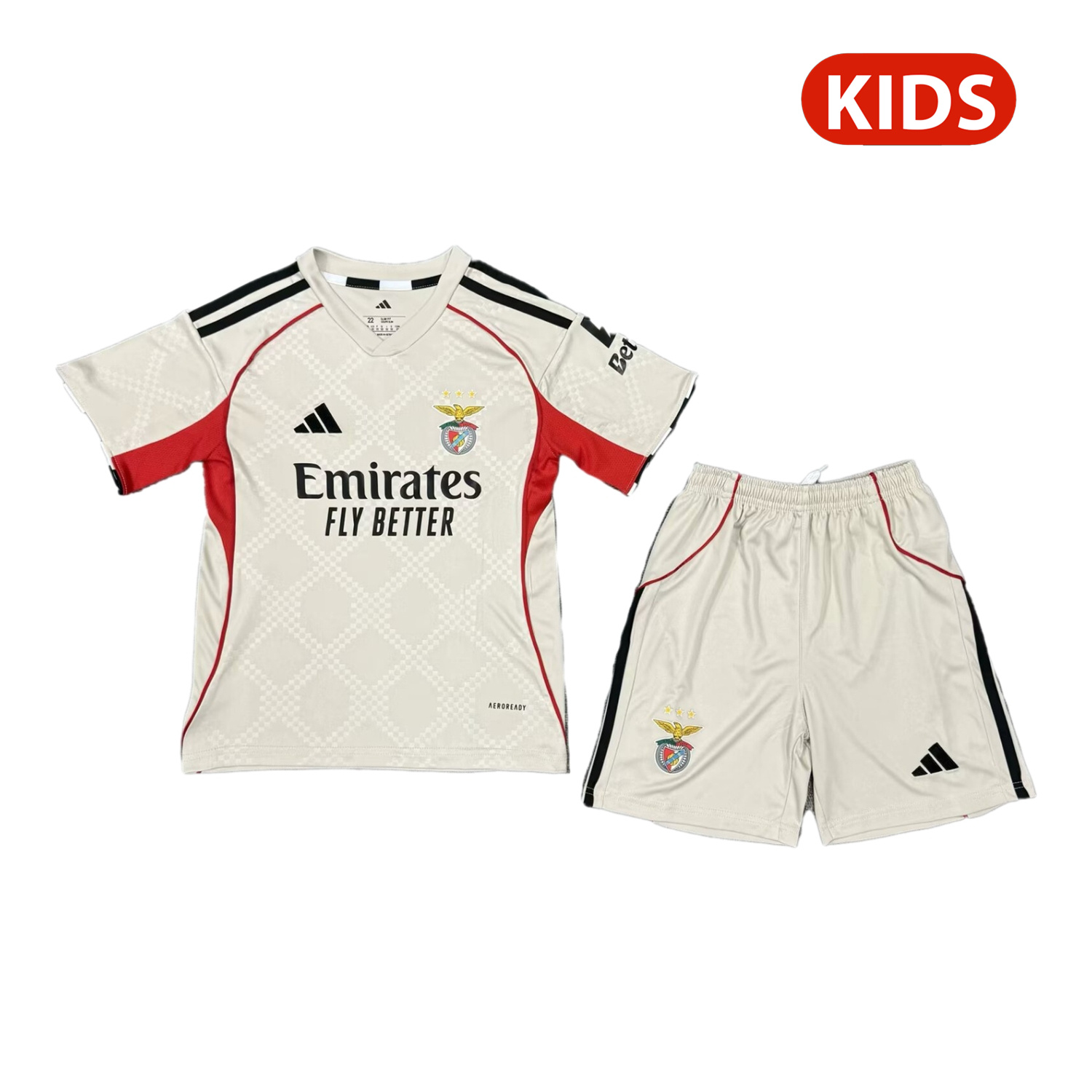 AlphaJersey-Benfica 25-26 Away Kids Kit