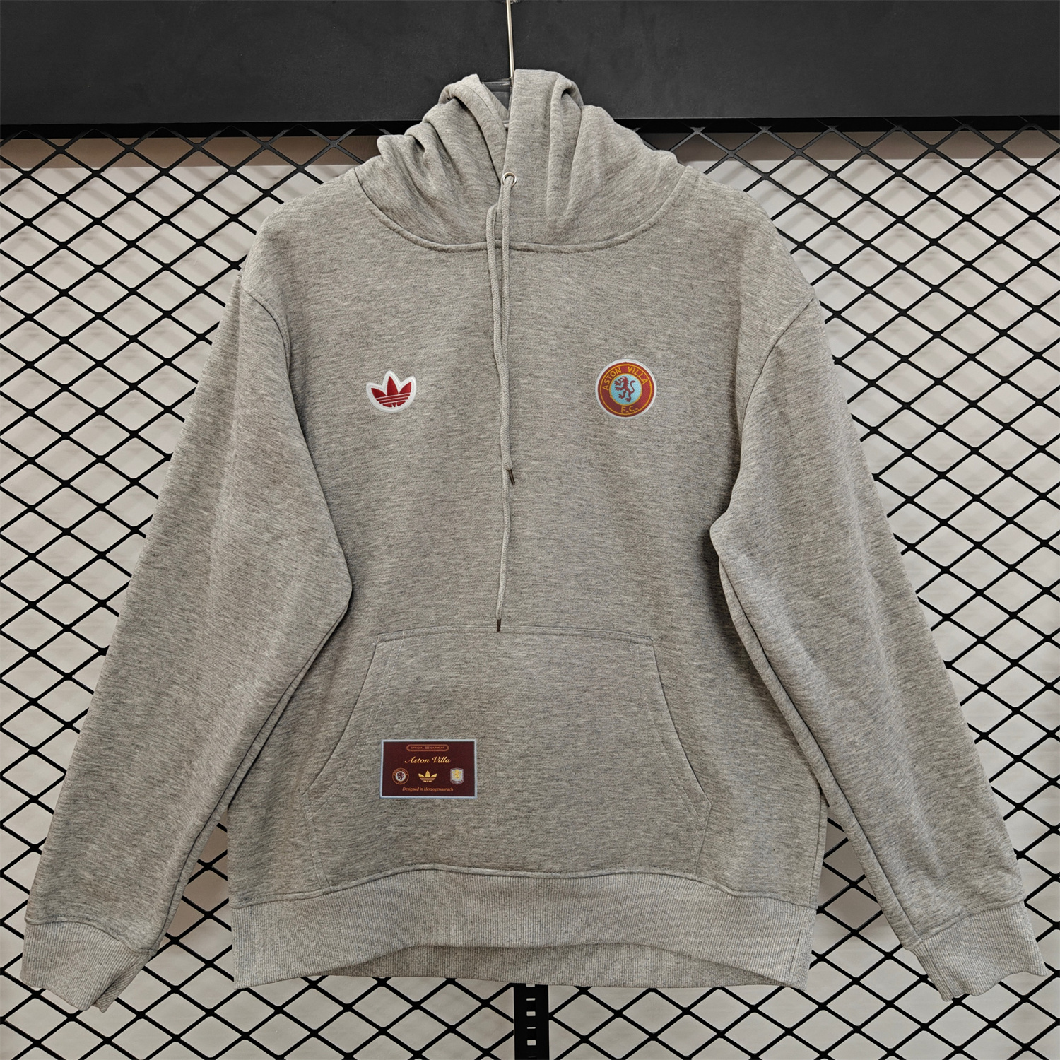 AlphaJersey-Aston Villa 25-26 Originals Terrace Icon Unisex Pullover Hoodie