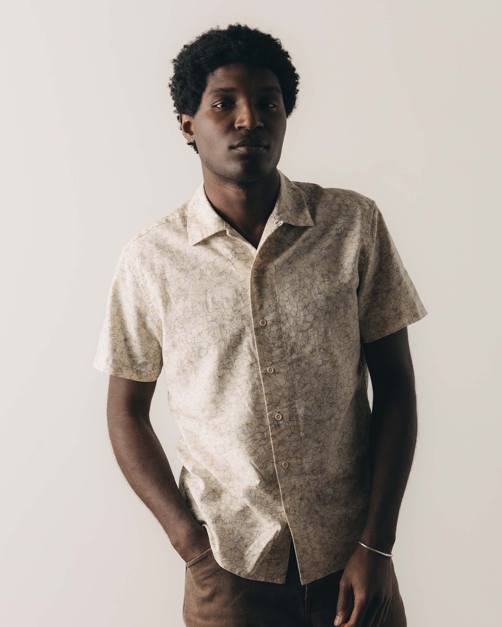 The Davis Shirt in Grey Skies Floral | Modern Menswear by yycbvcnbmmnbm