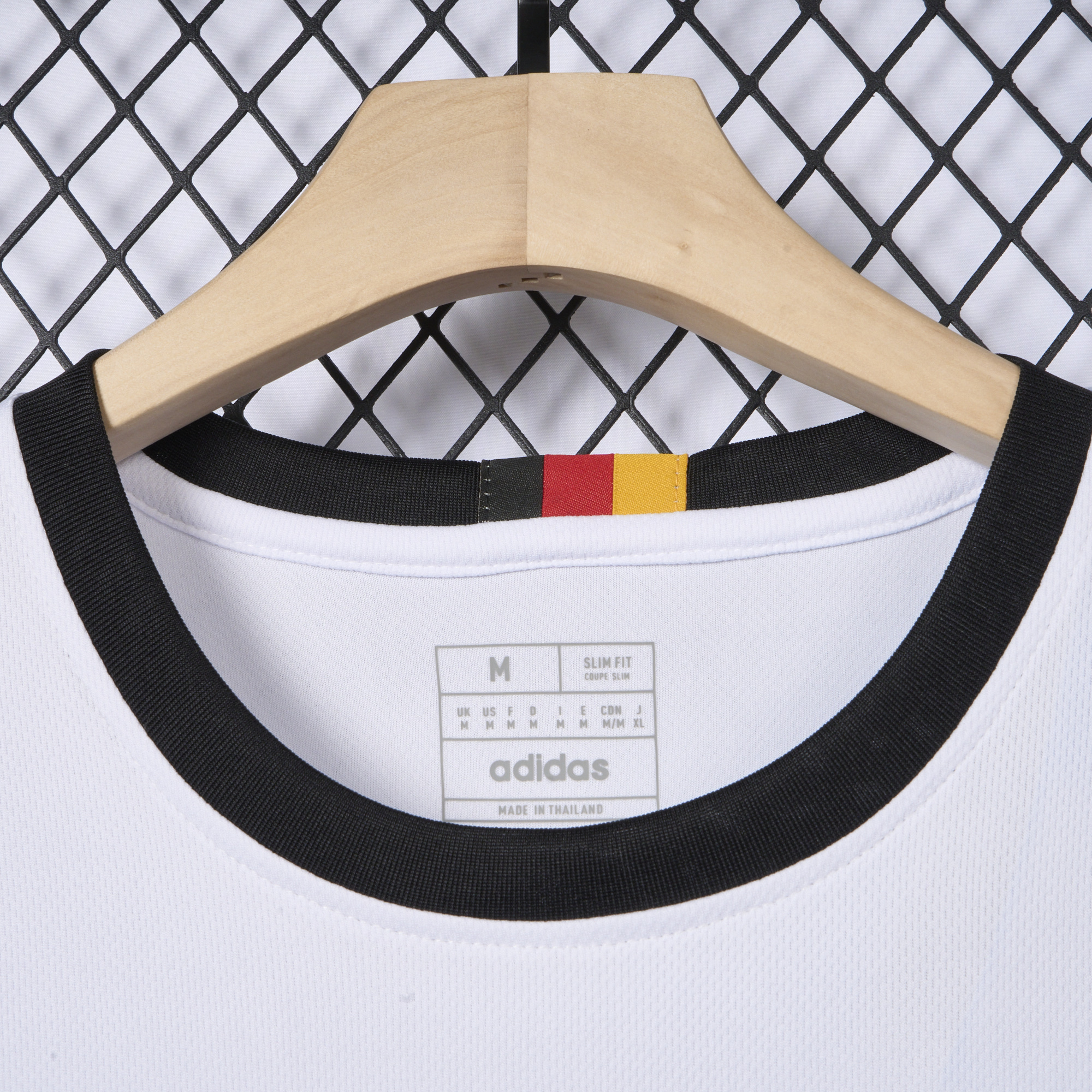 AlphaJersey-Germany 2025 White Retro Style Jersey - Fans Version