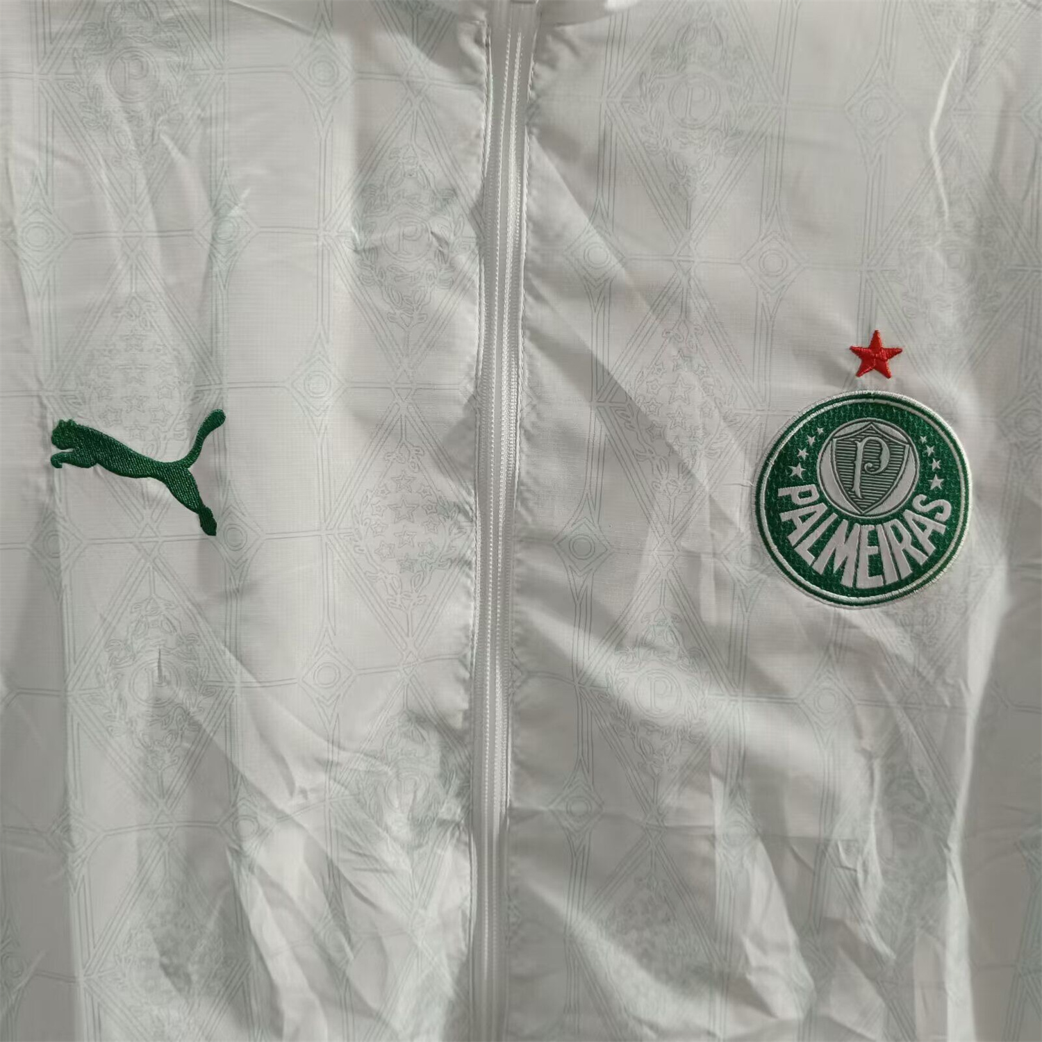 AlphaJersey-Palmeiras 25-26 Training Windbreaker Jacket - White