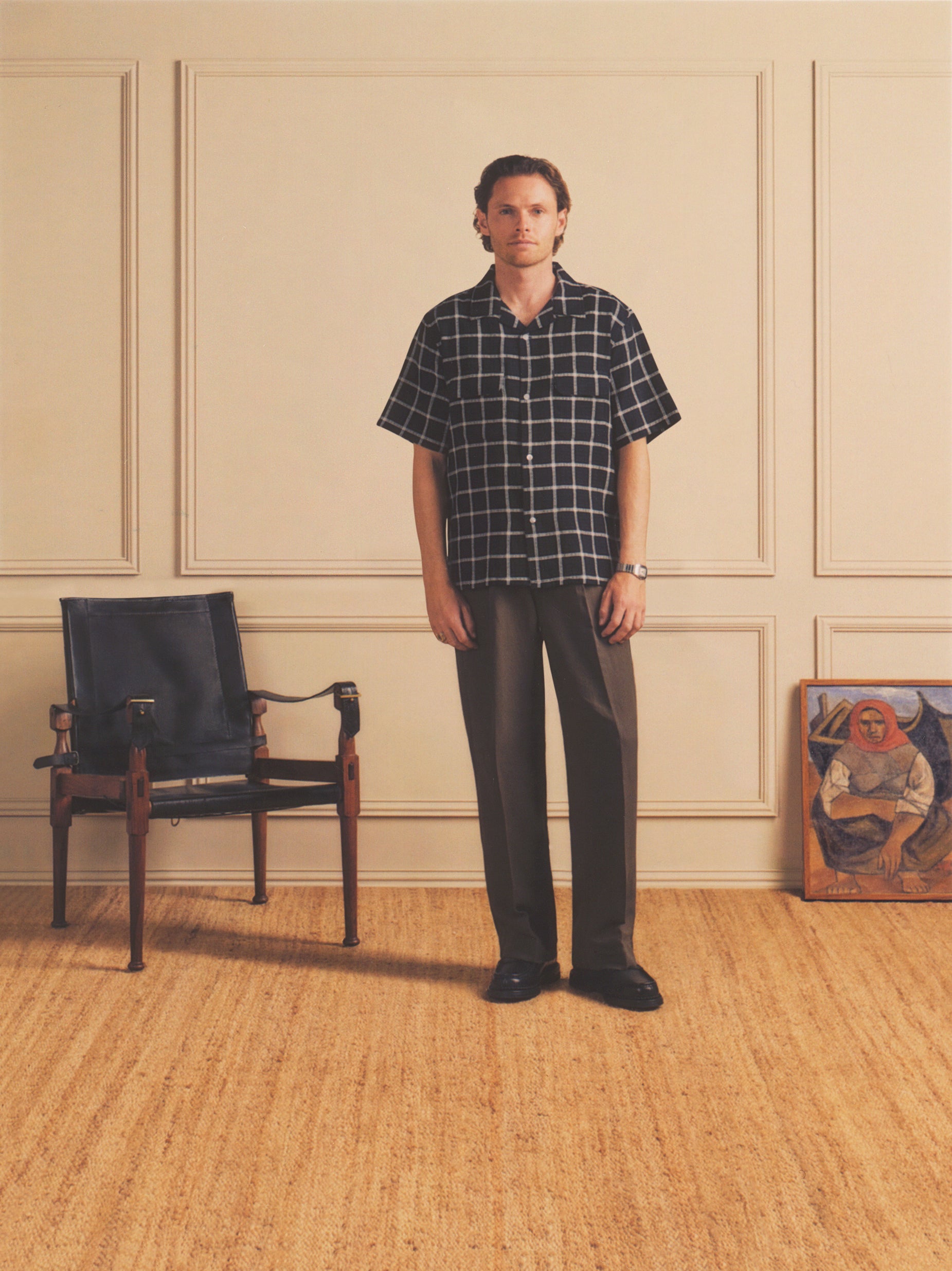 Penny Loom Cotton Shirt S/S | Modern Menswear by yycbvcnbmmnbm