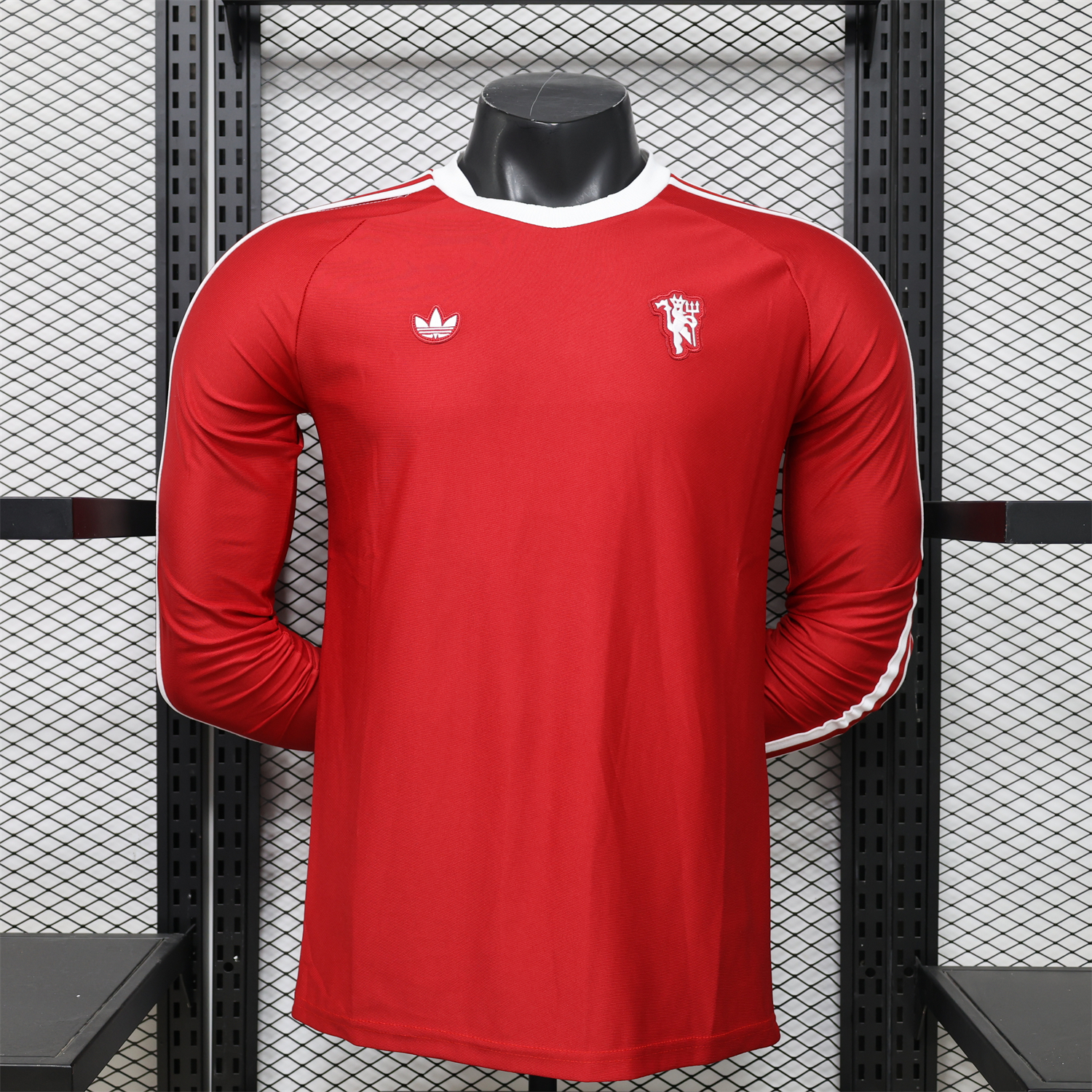 AlphaJersey-Manchester United 26-27 Red Casual Long Sleeves Jersey - Player Version