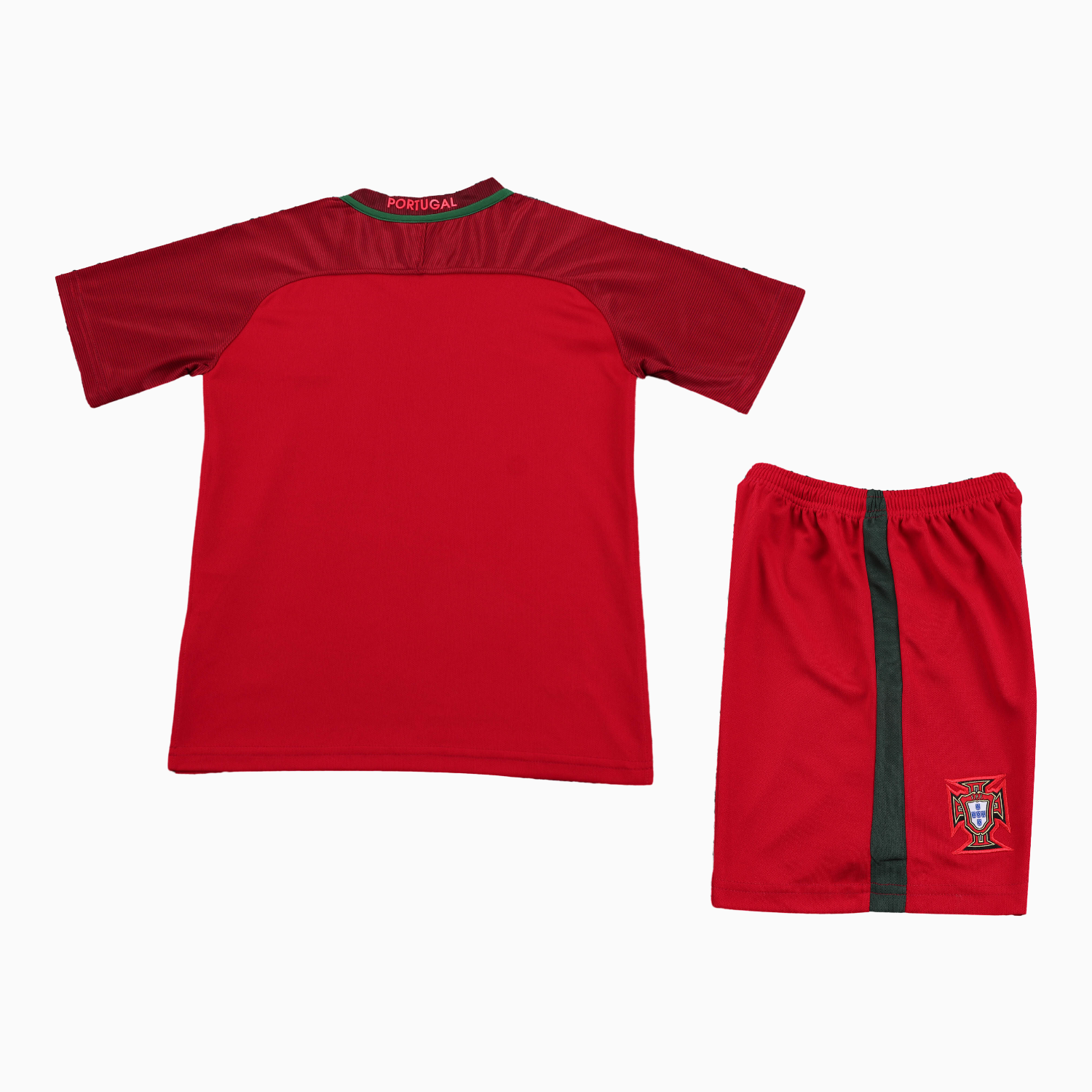 AlphaJersey-Retro Portugal 2016 Home Kids Kit