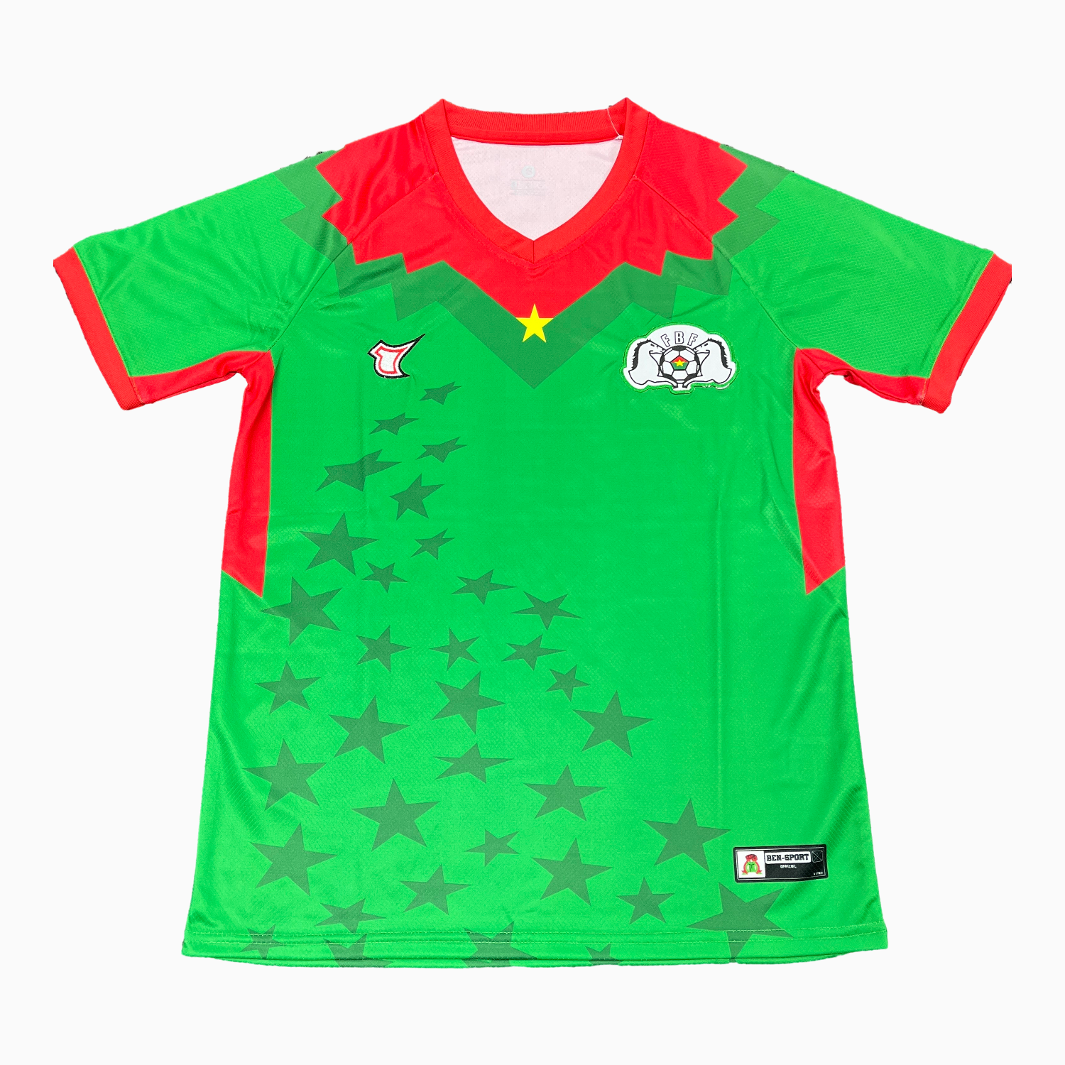 AlphaJersey-Burkina Faso 2026 Home Stars Green Special Jersey - Fans Version