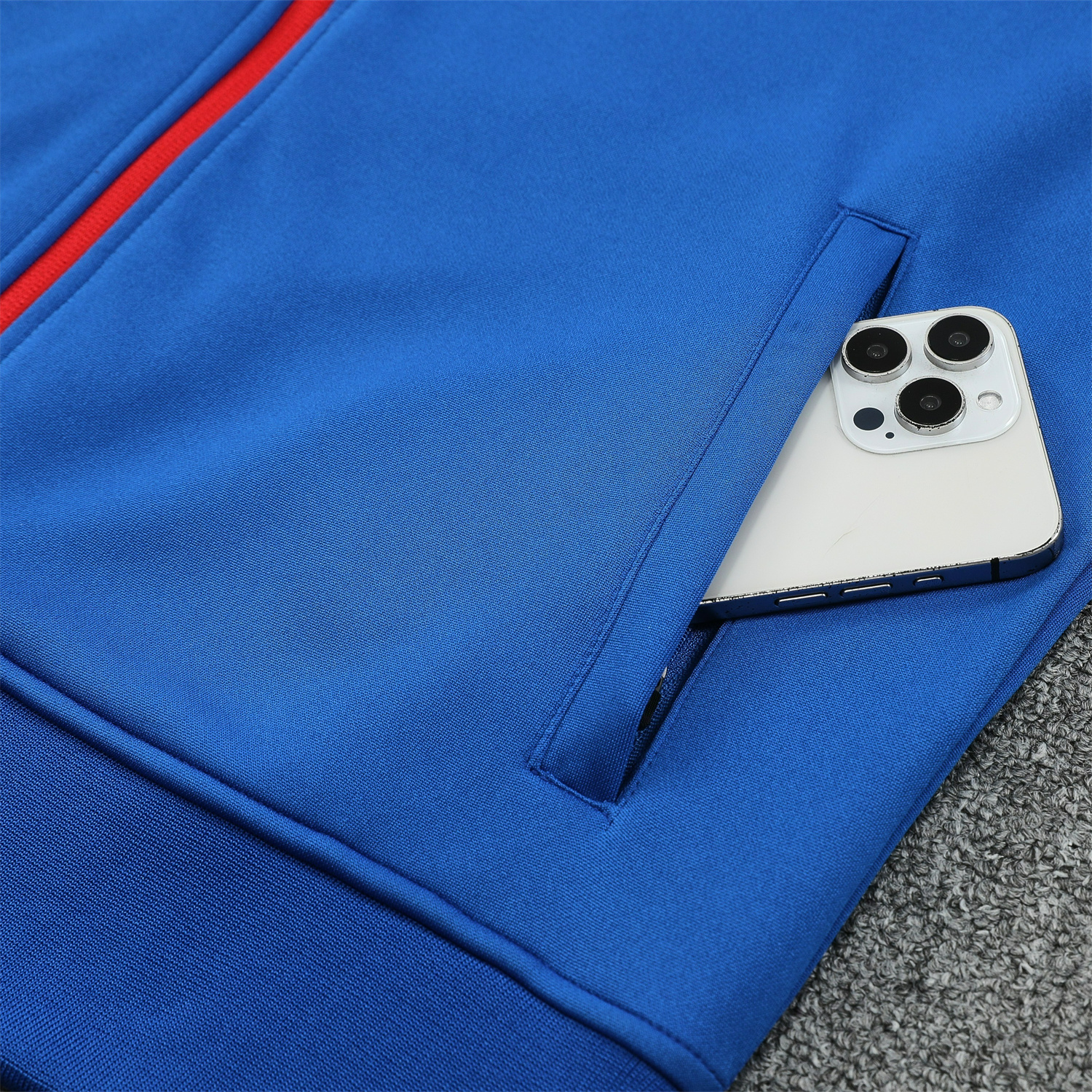 AlphaJersey-Paris Saint-Germain PSG 25-26 Jacket Training Tracksuit - Blue Jackets & Blue Pants