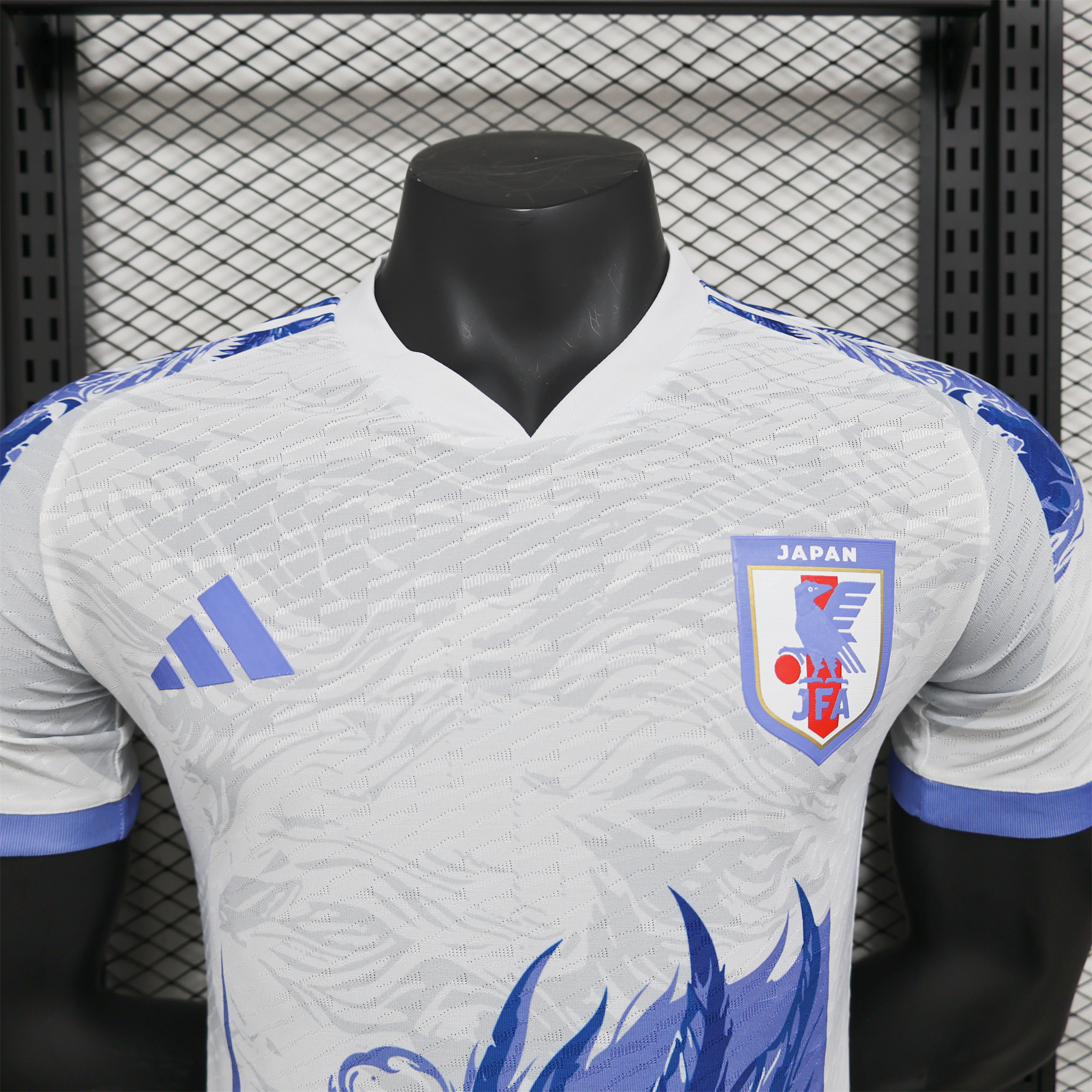 AlphaJersey-Japan 2024 Blue Dragon Special Edition White Jersey - Player Version