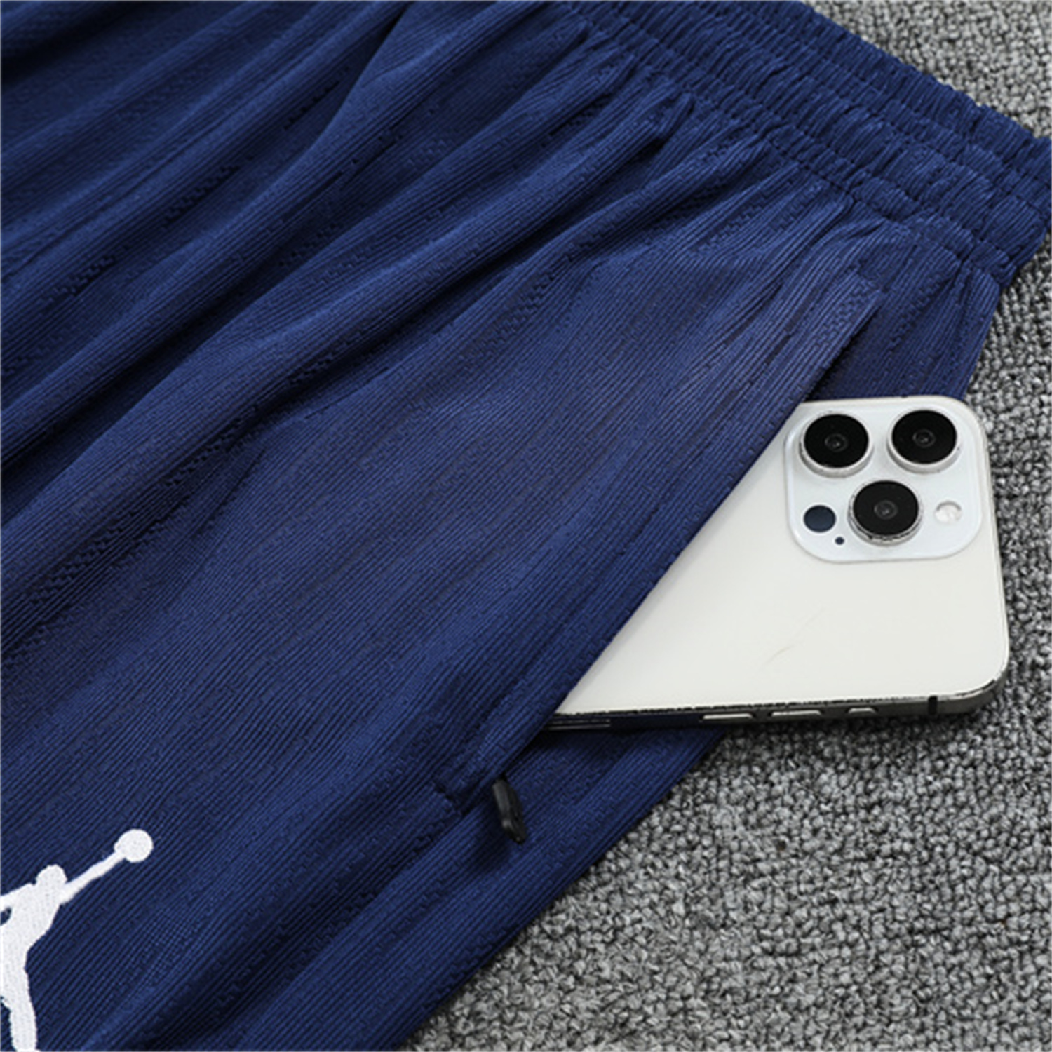AlphaJersey-Paris Saint-Germain PSG 25-26 Long Sleeves Training Set - Red Top & Royal Blue Pants