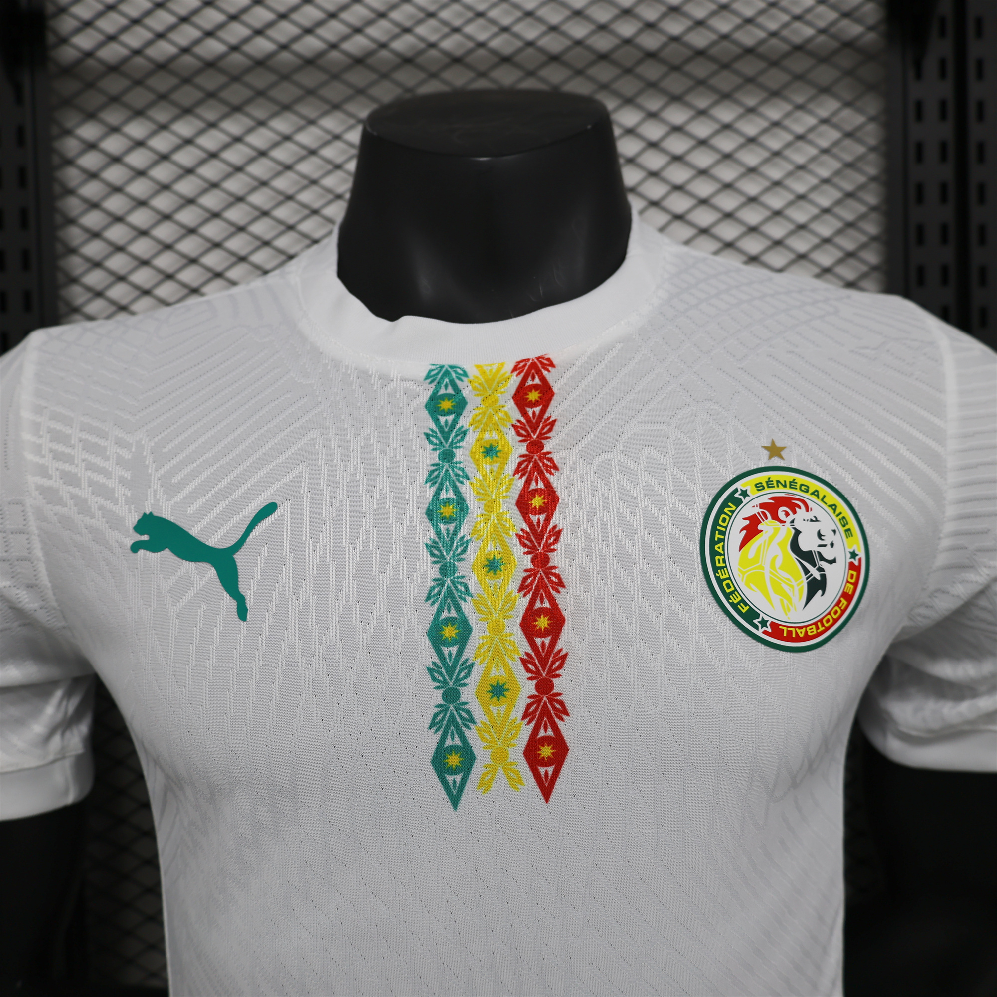 AlphaJersey-Senegal 2026 Home Double Stars Jersey - Player Version