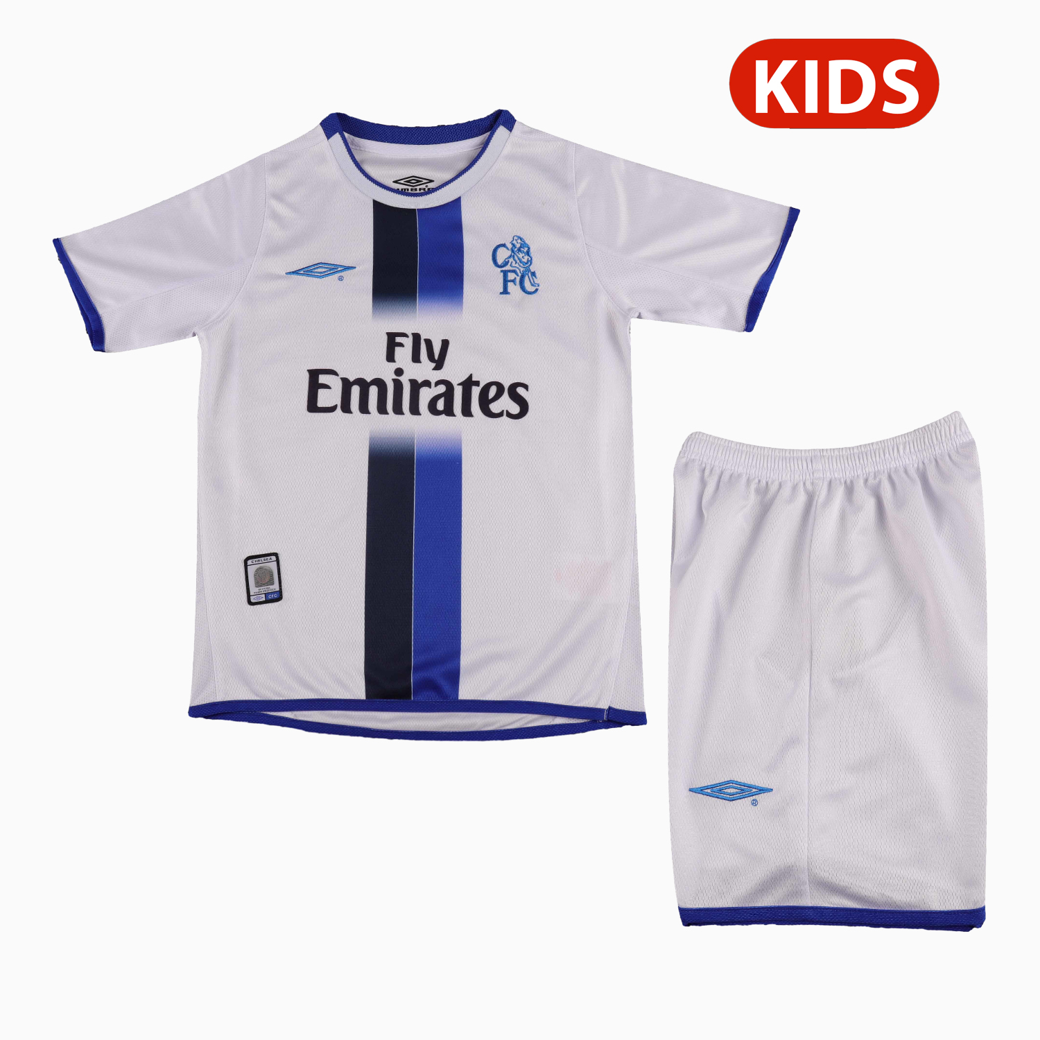 AlphaJersey-Retro C.H.E.L.S.E.A 2003-04 Away Kids Kit