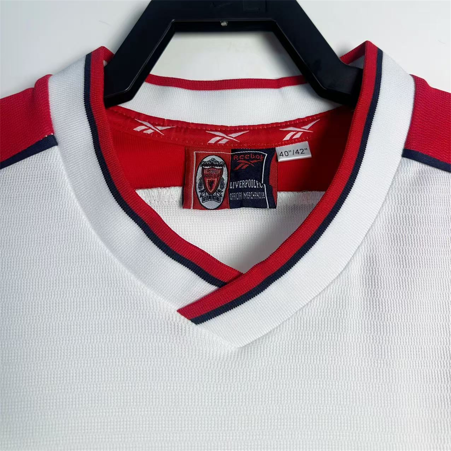 AlphaJersey-Retro Liver.pool 1998-99 Away White Jersey