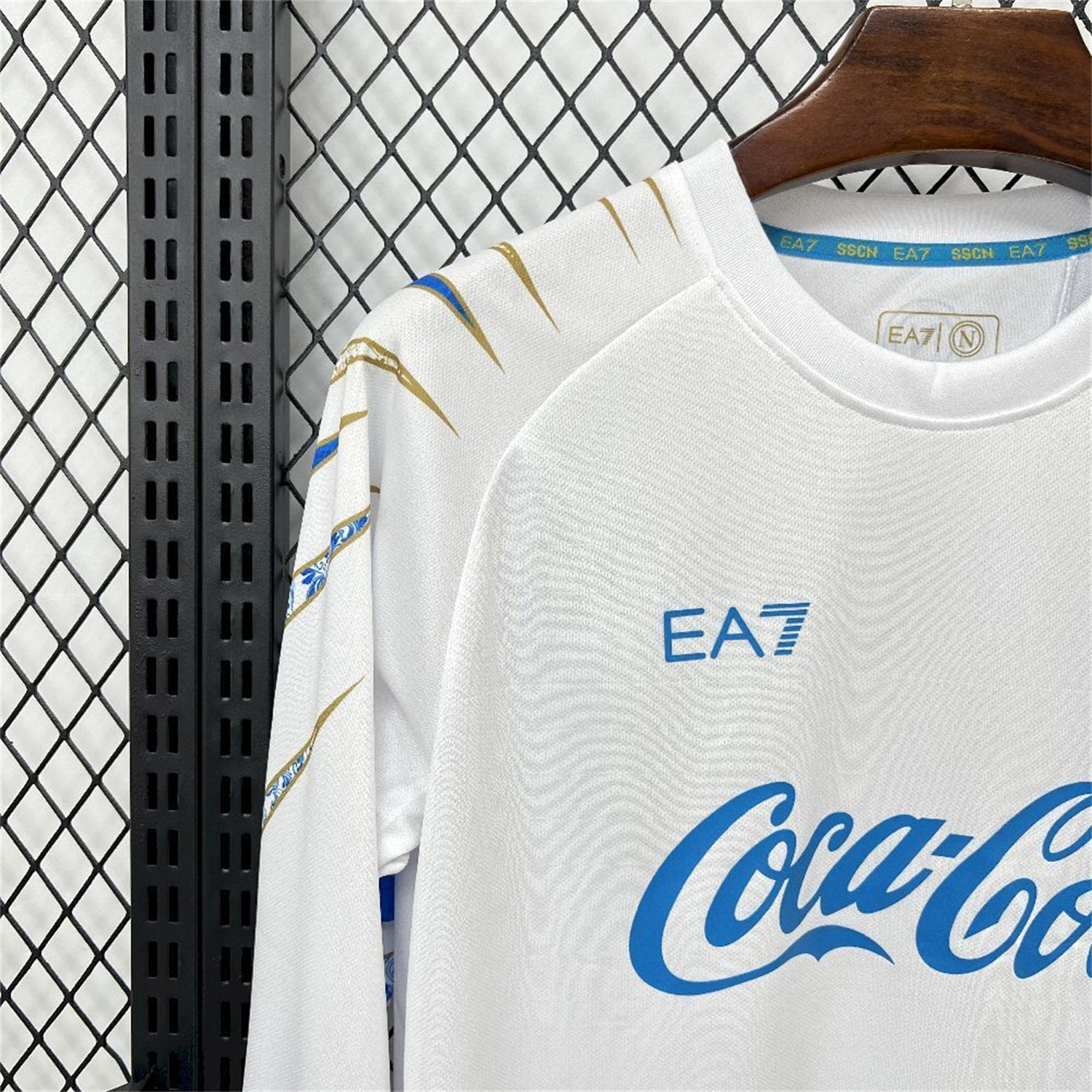 AlphaJersey-Napoli 25-26 CocaCola White Special Jersey - Fans Version