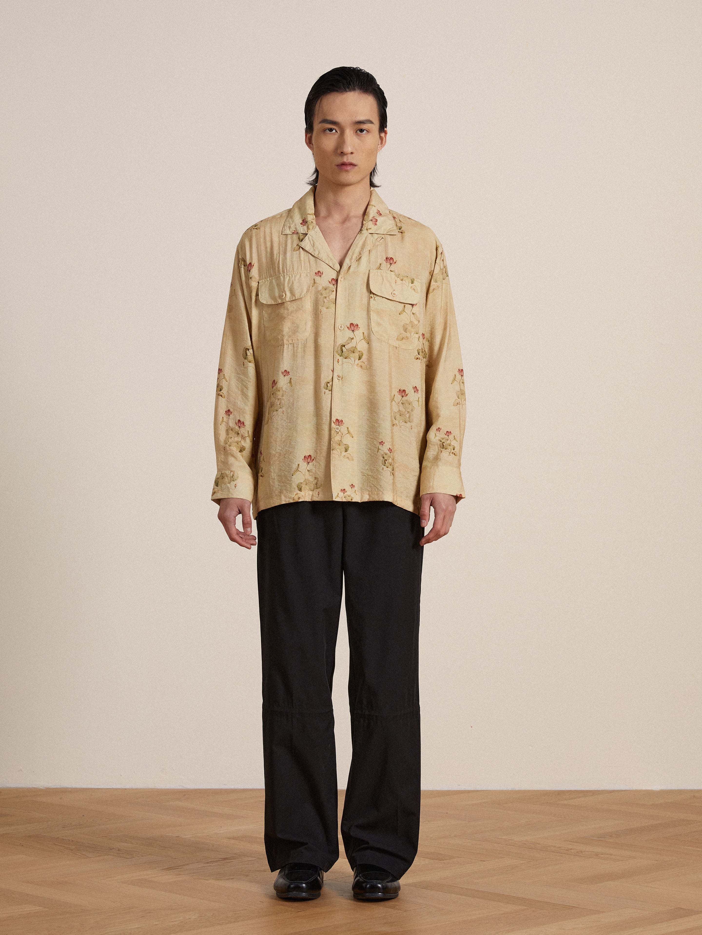 Tencel Pleated Pants | Modern Menswear by yycbvcnbmmnbm