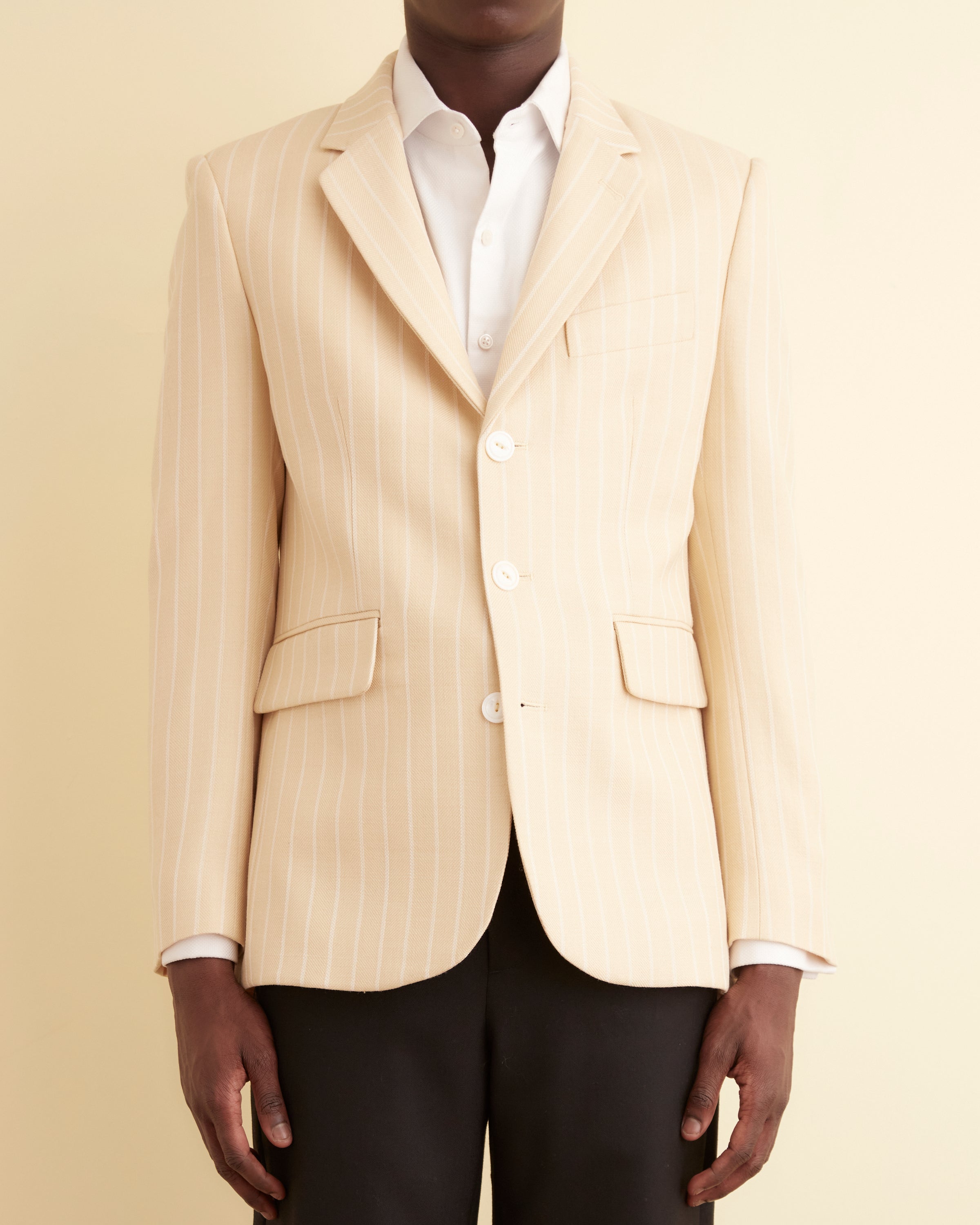 Dennis Stripe Suit Jacket | Modern Menswear by yycbvcnbmmnbm