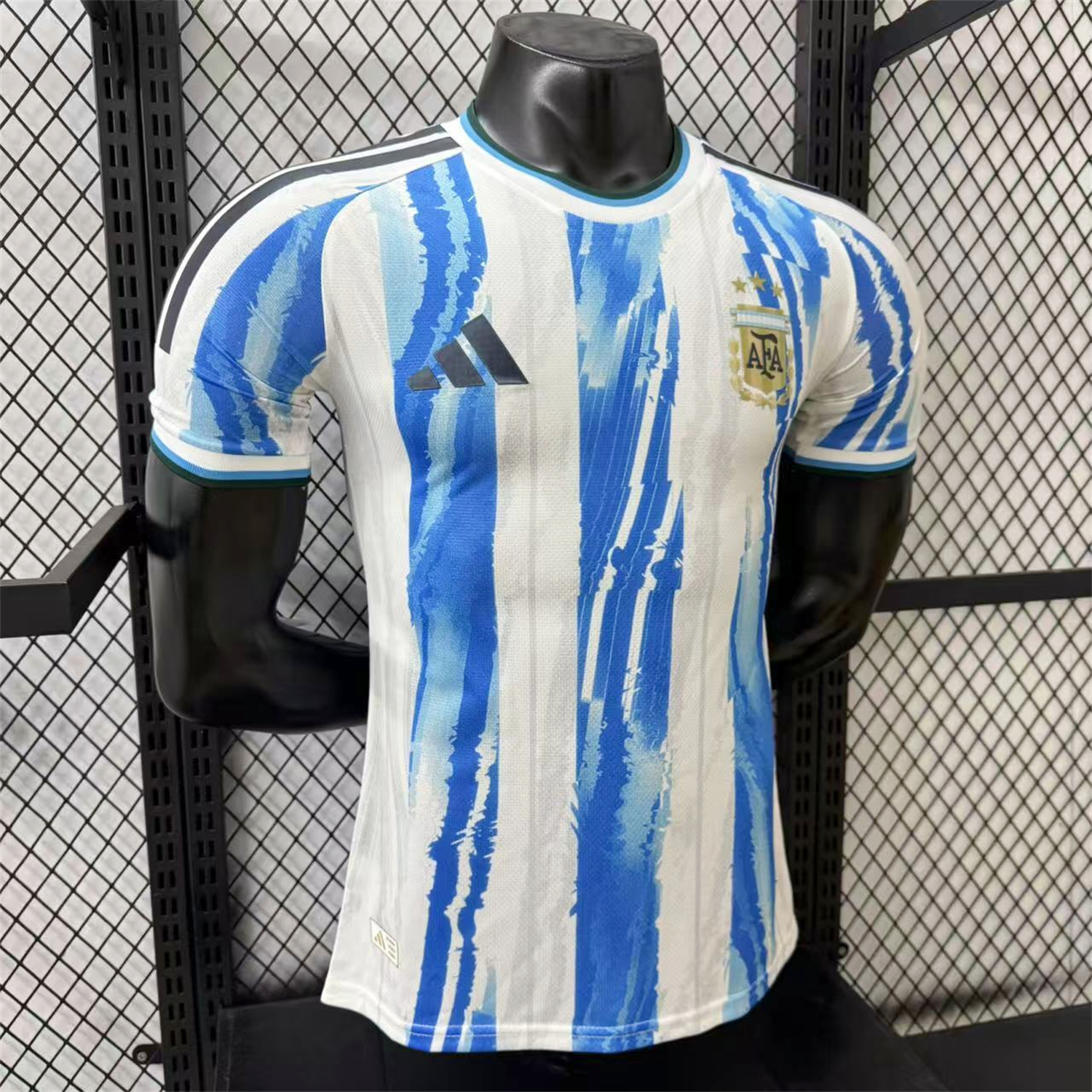 AlphaJersey-Argentina 2026 Blue And White Twill Special Jersey - Player Version