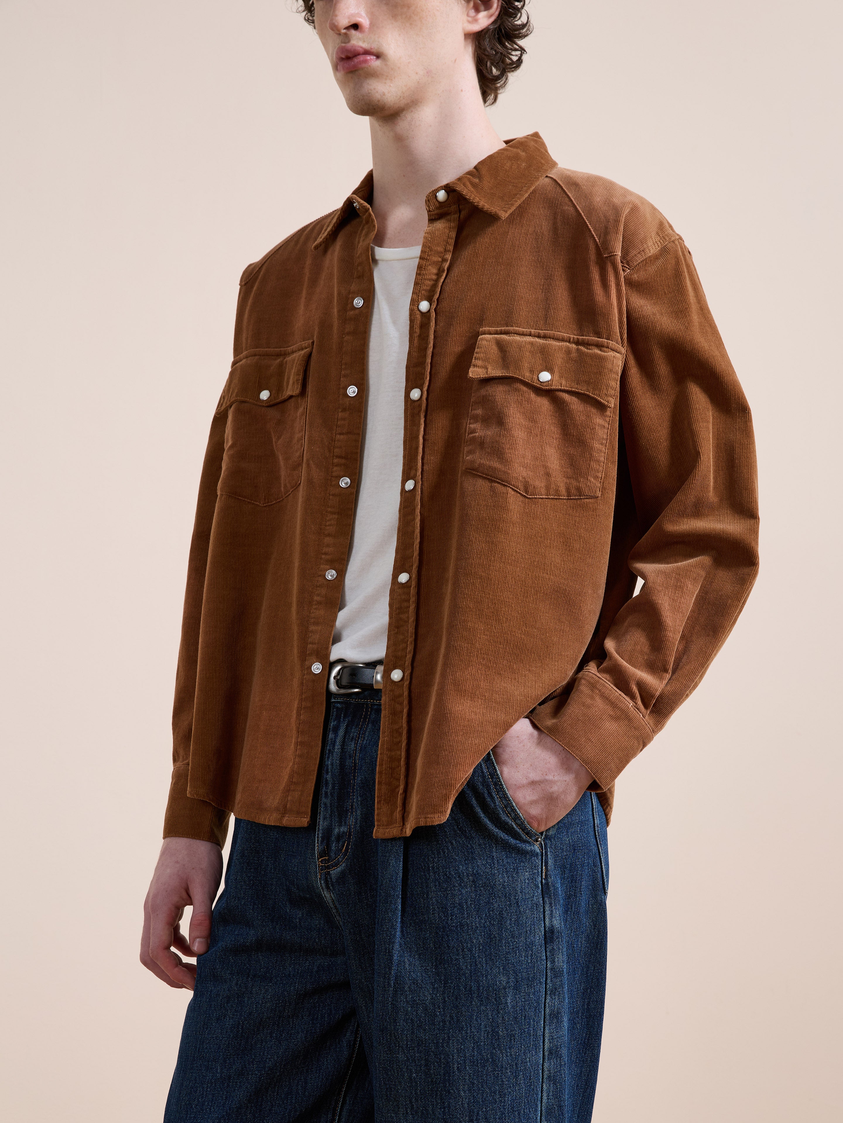Western Corduroy Shirt | Modern Menswear by yycbvcnbmmnbm
