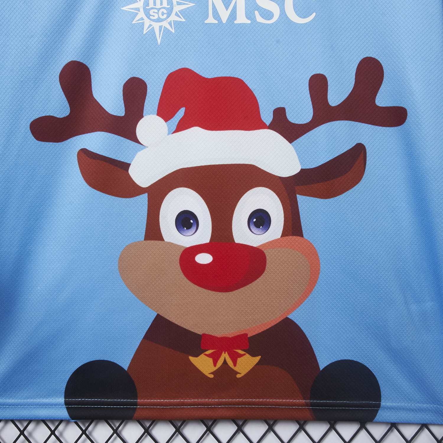 AlphaJersey-Napoli 25-26 Blue Christmas Elk Special Edition Jersey - Fans Version