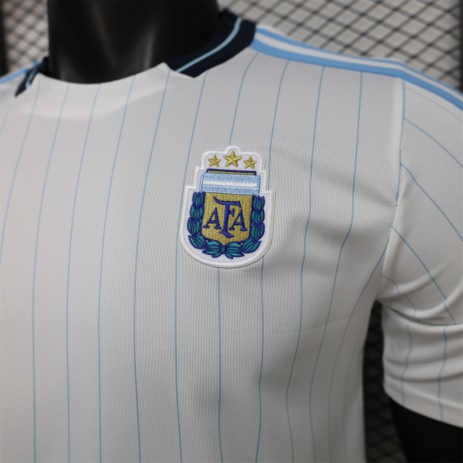 AlphaJersey-Argentina 2026 Terrace Icon Retro Casual Style White Jersey - Player Version