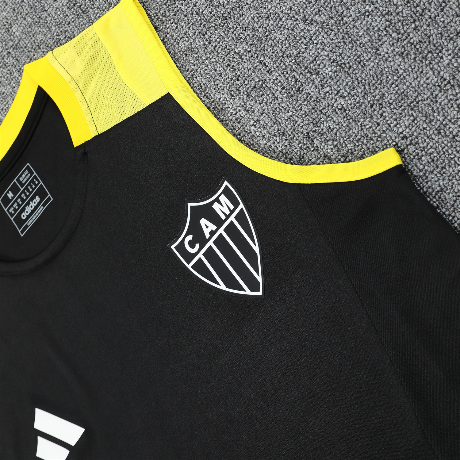 AlphaJersey-Atletico Mineiro 25-26 Vest Training Set - Black Vest With Black Shorts