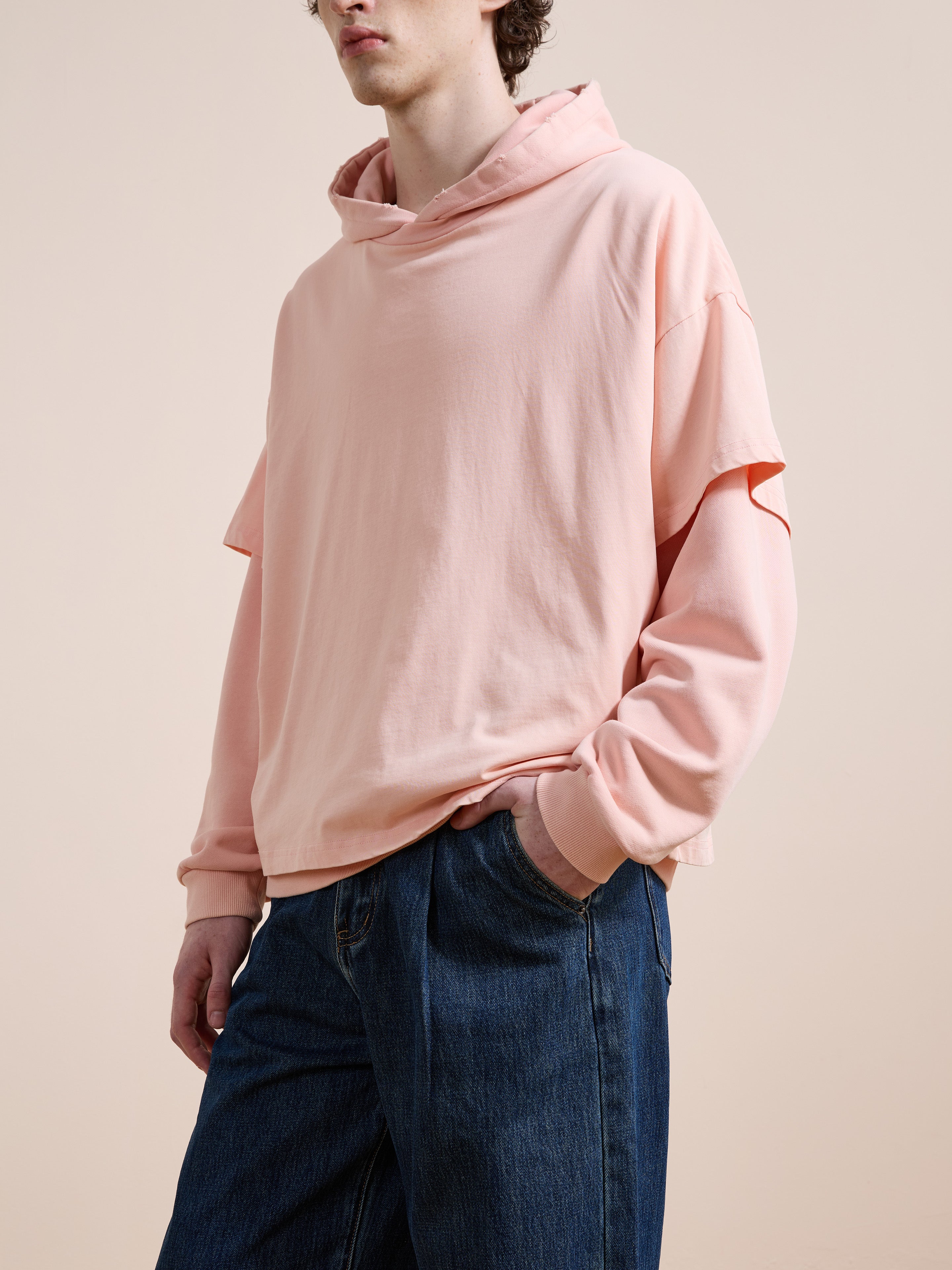 Double Layer Hoodie | Modern Menswear by yycbvcnbmmnbm