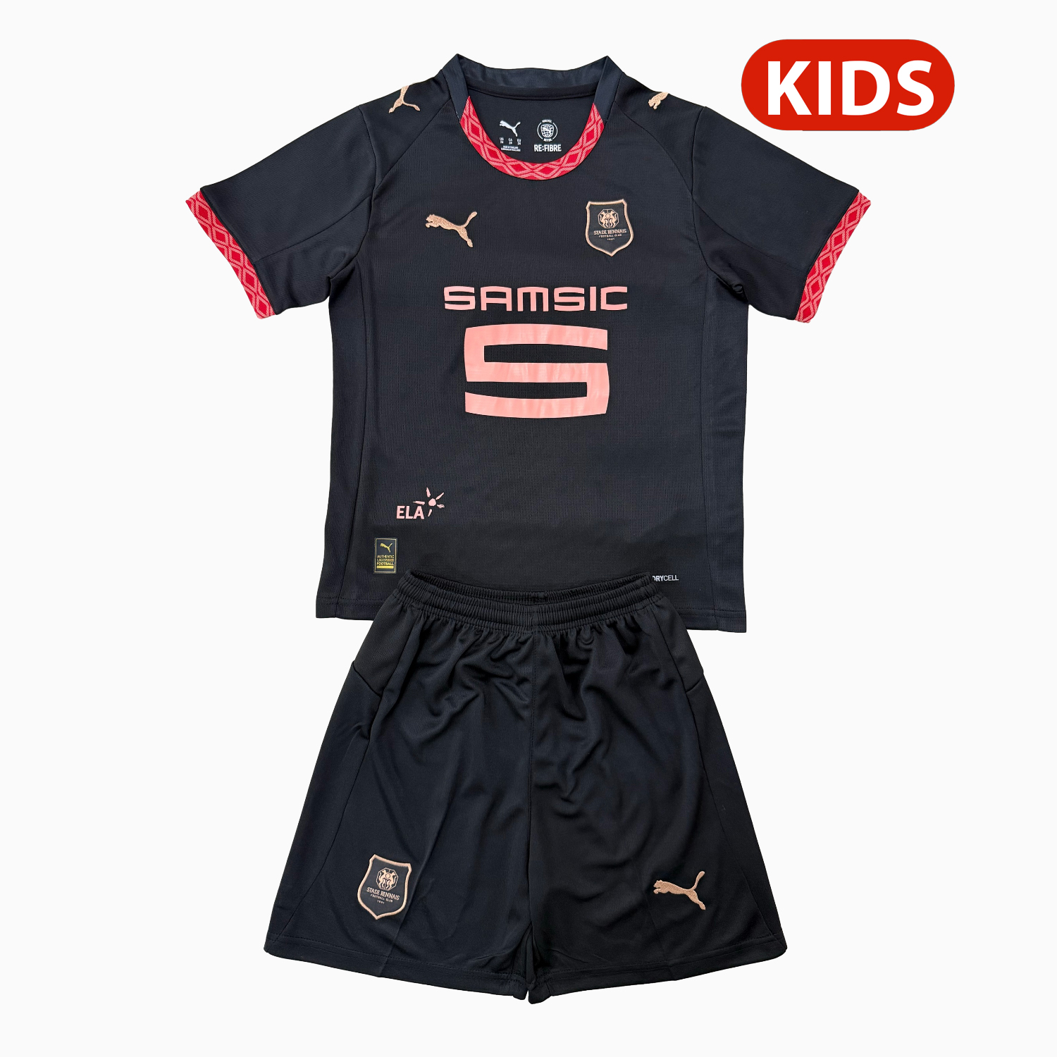 AlphaJersey-Stade Rennais 25-26 Third Kids Kit