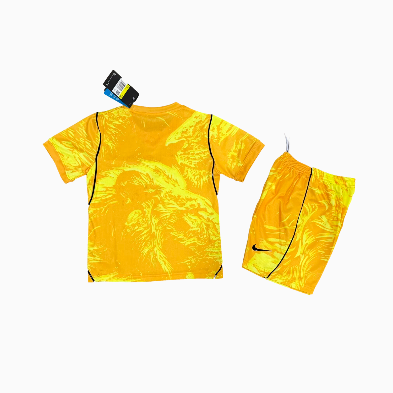 AlphaJersey-England 2026 Yellow Goalkeeper Kids Kit