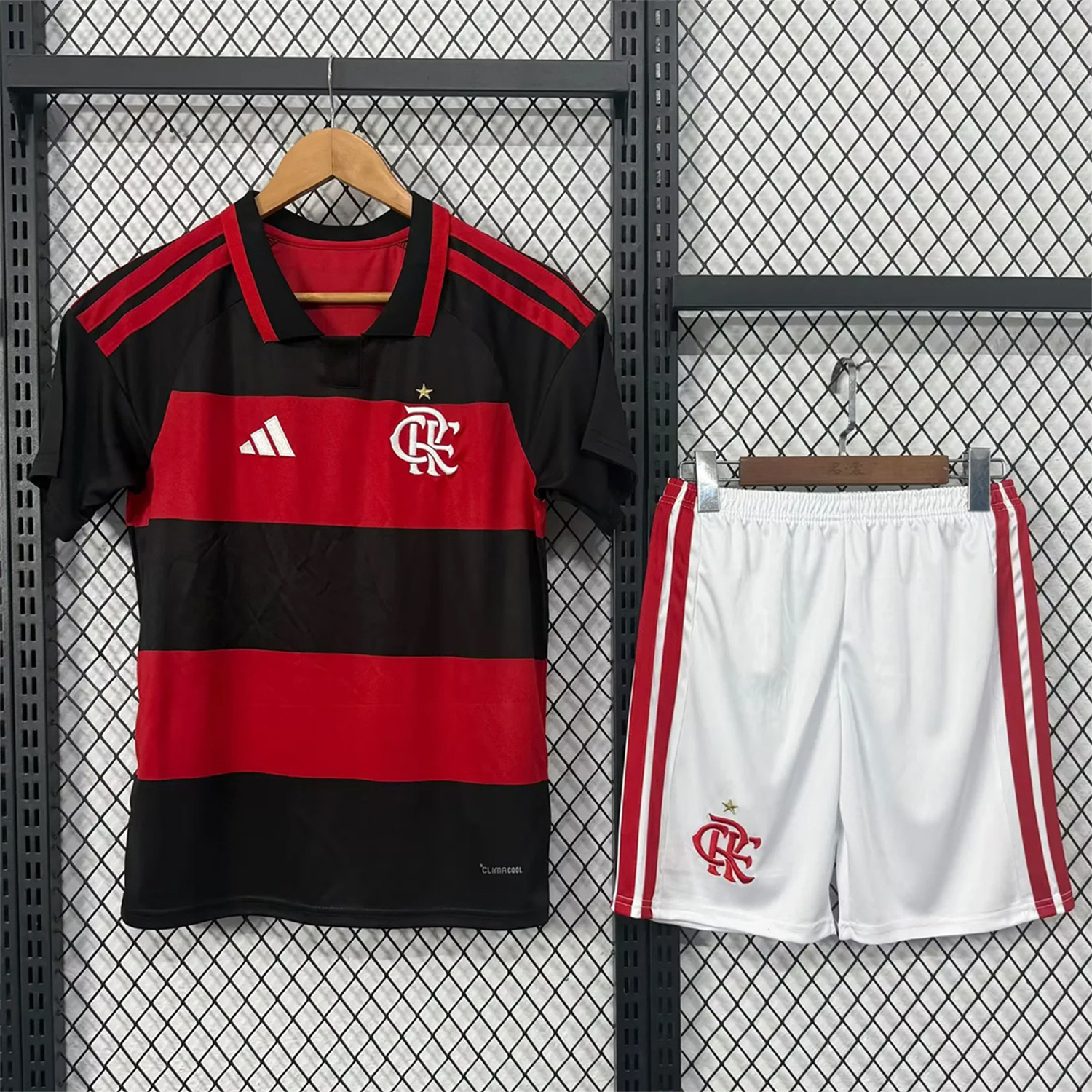 AlphaJersey-Flamengo 26-27 Home Unsponsored Kids Kit